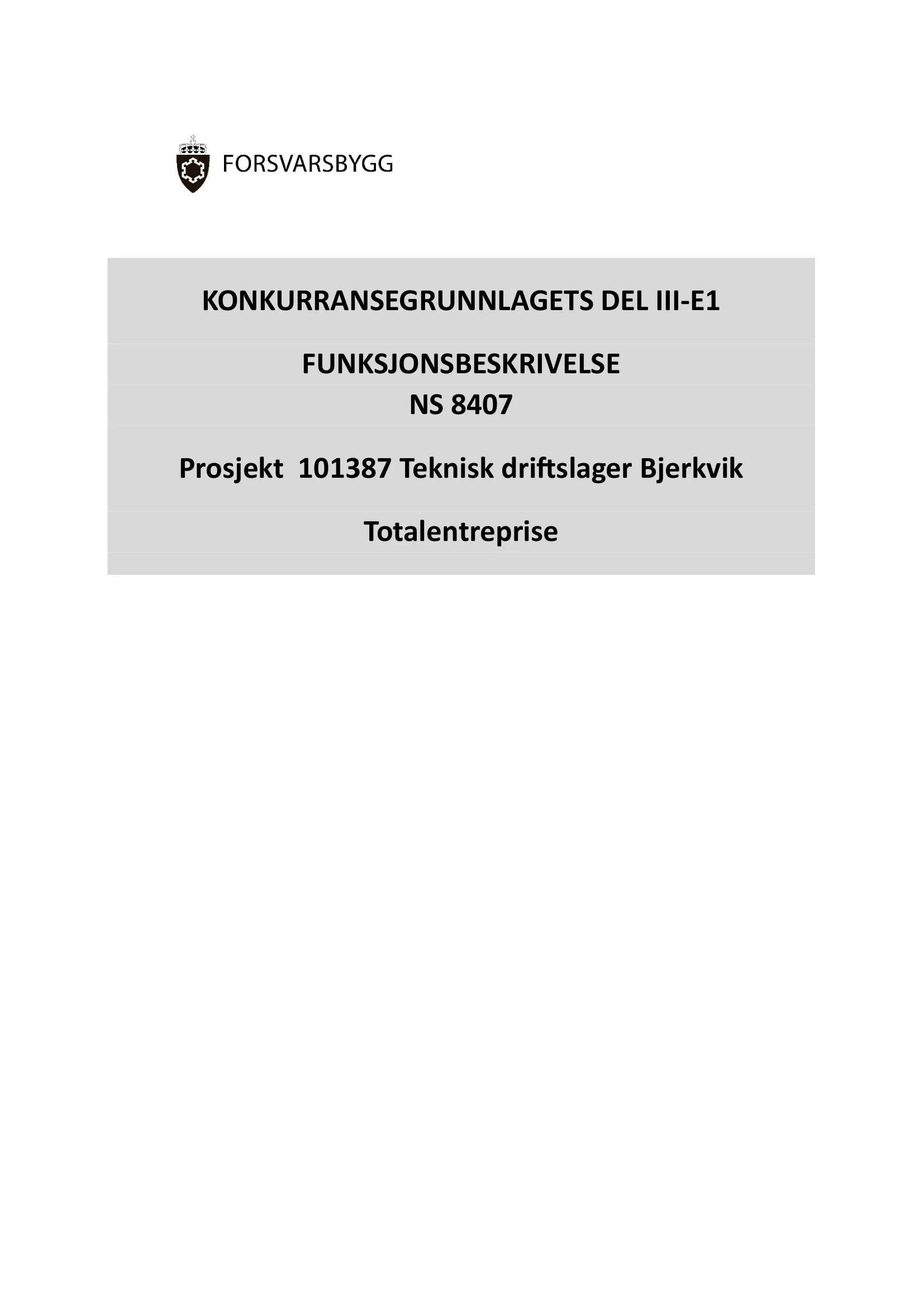 Kravspesifikasjon