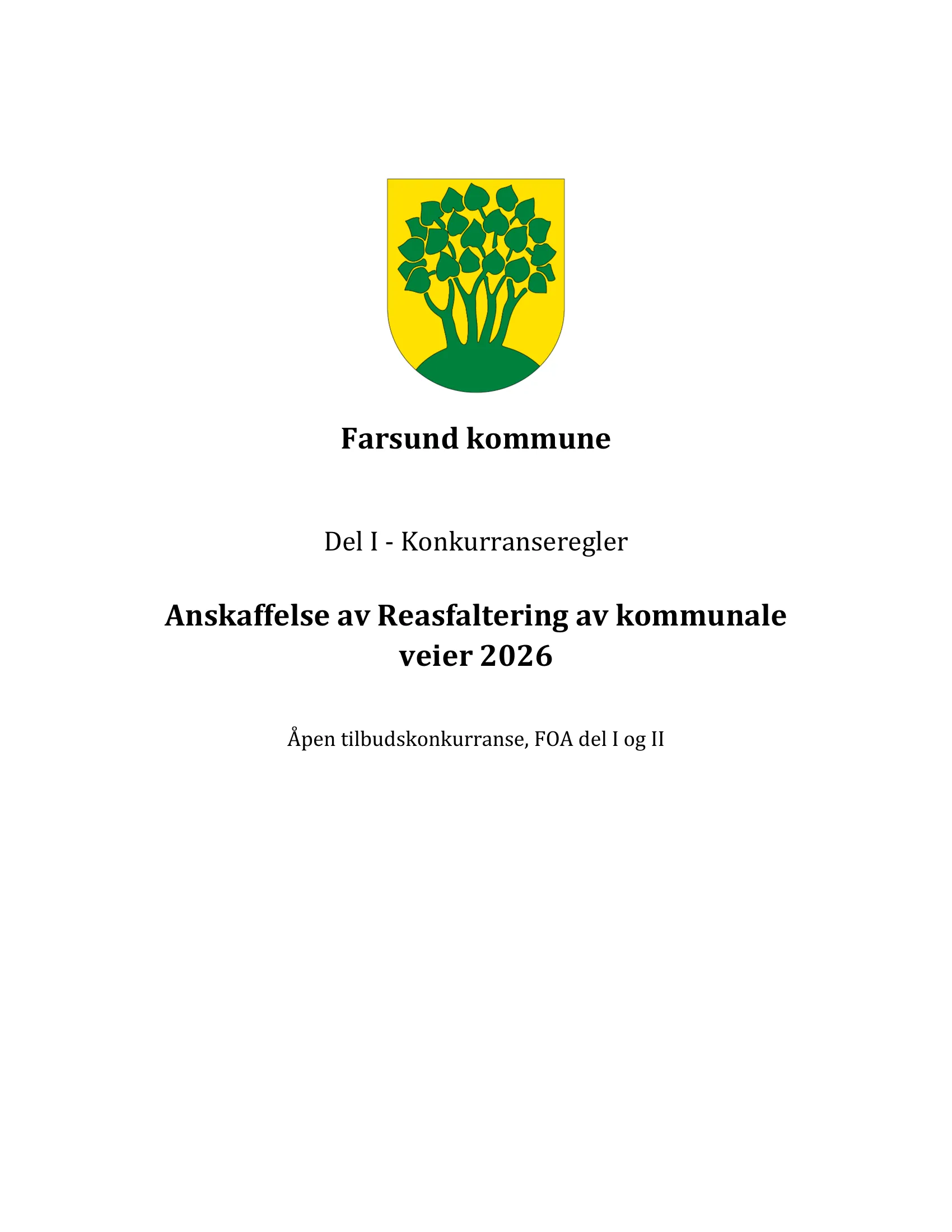 Konkurransebeskrivelse