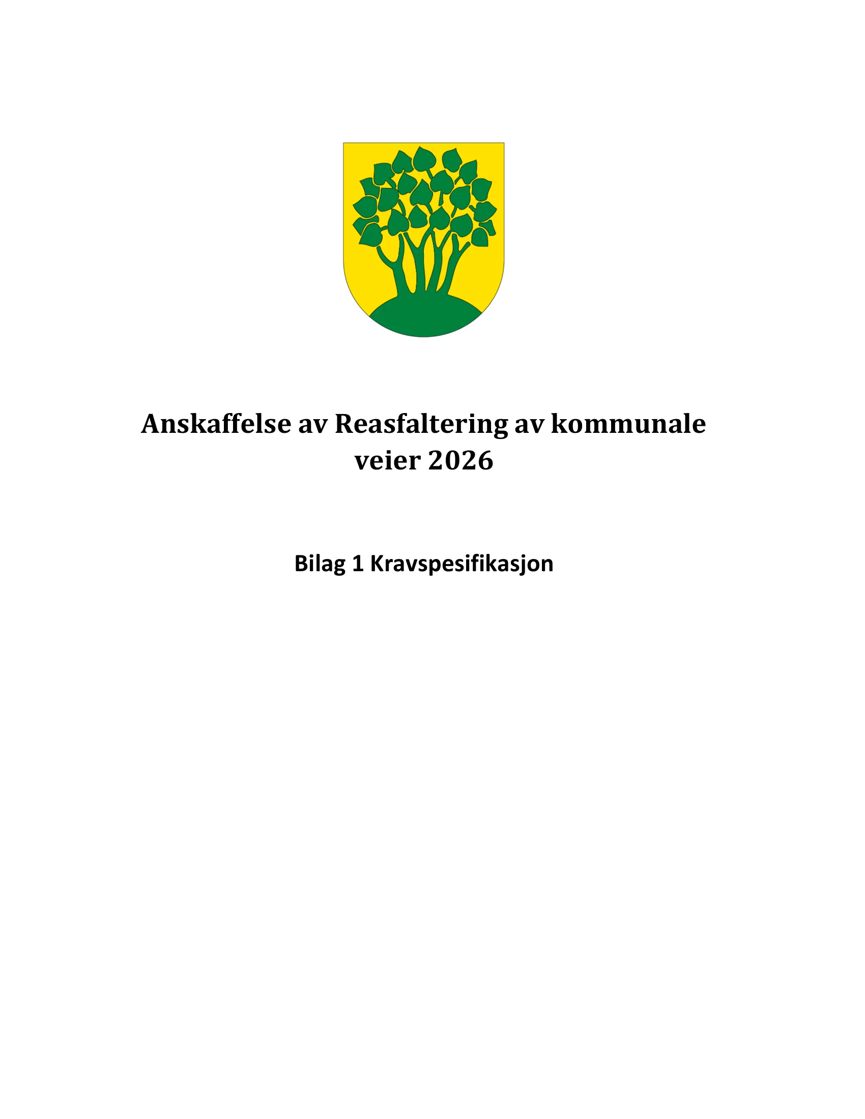 Kravspesifikasjon