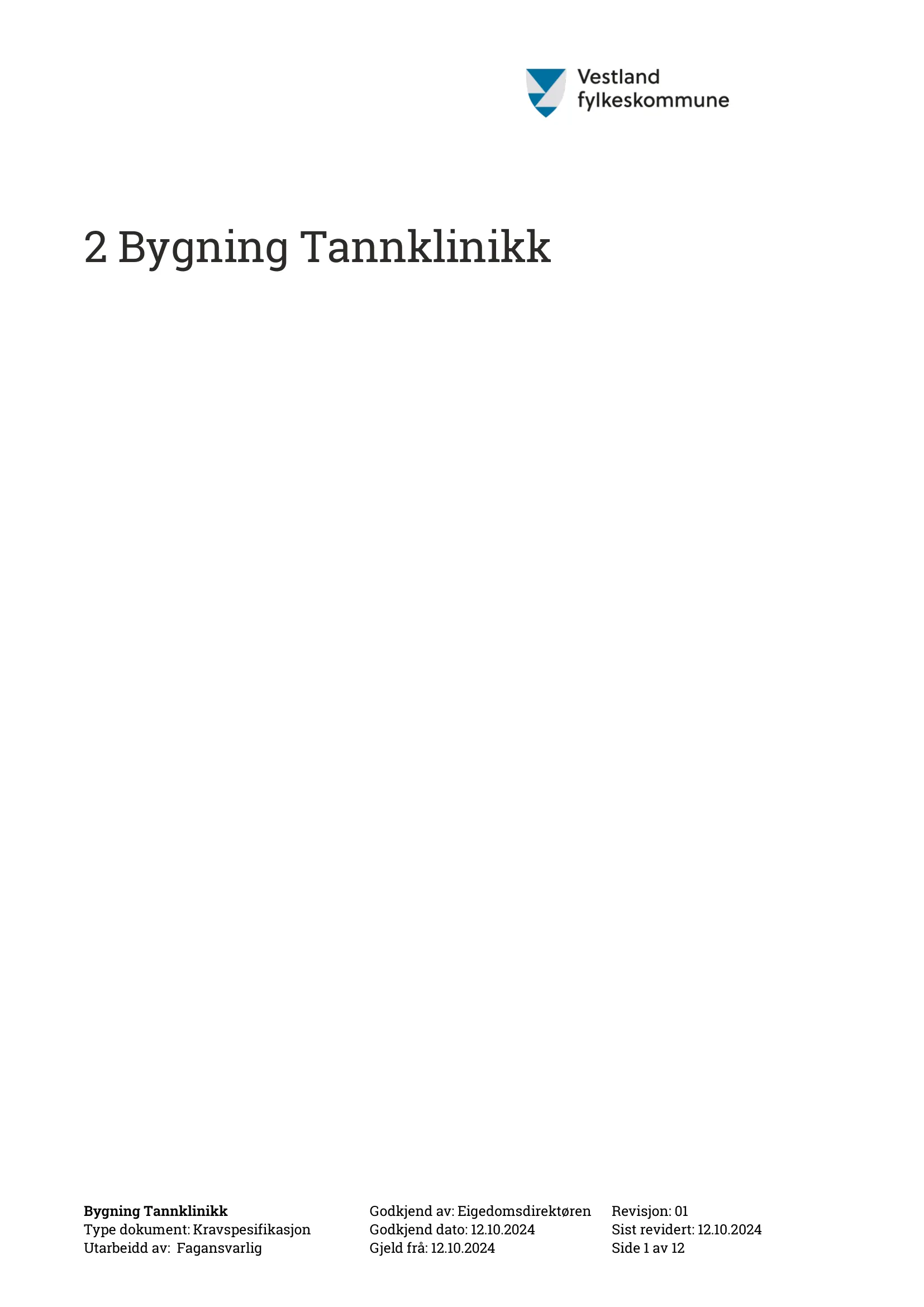 Kravspesifikasjon