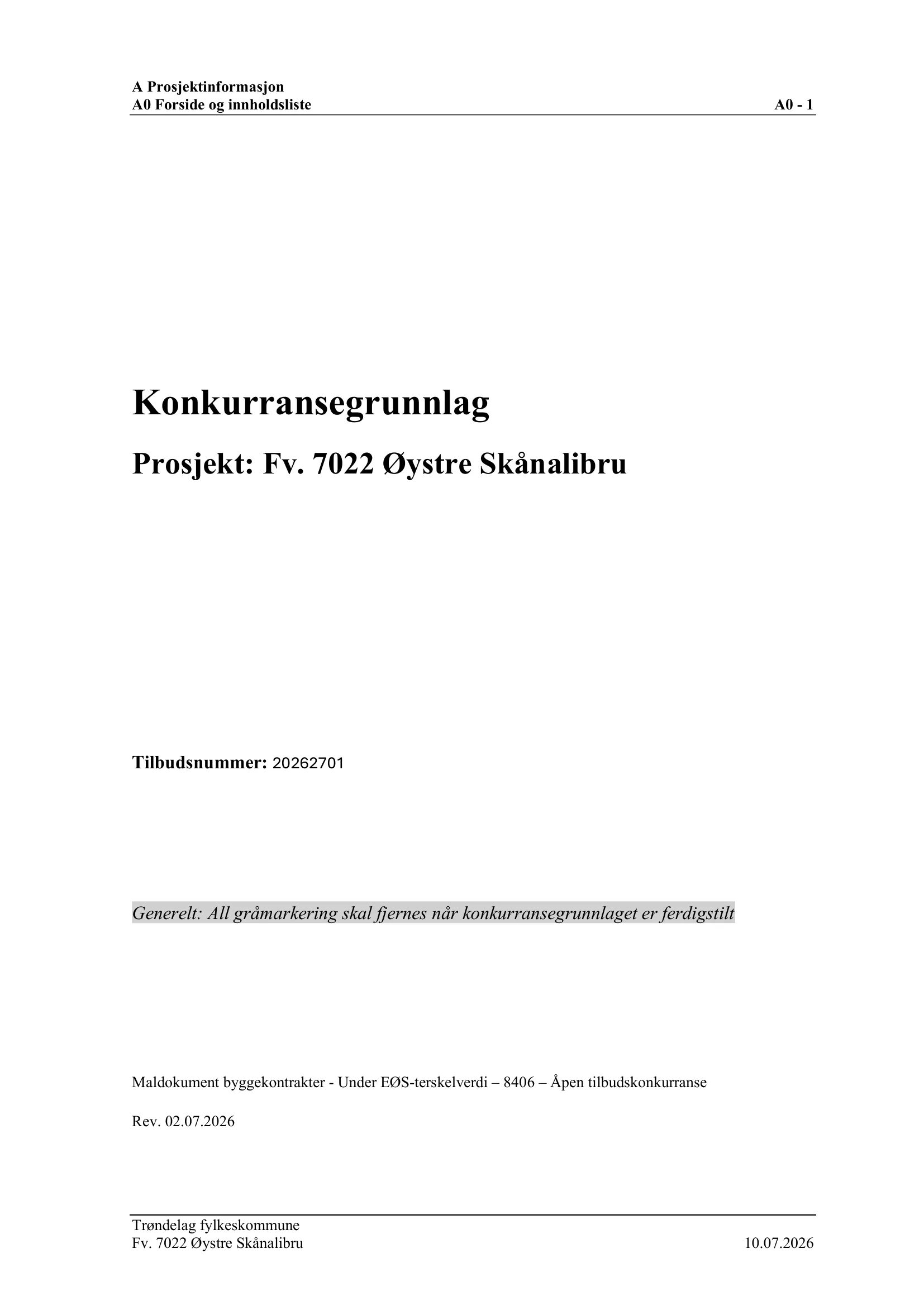 Konkurransebeskrivelse