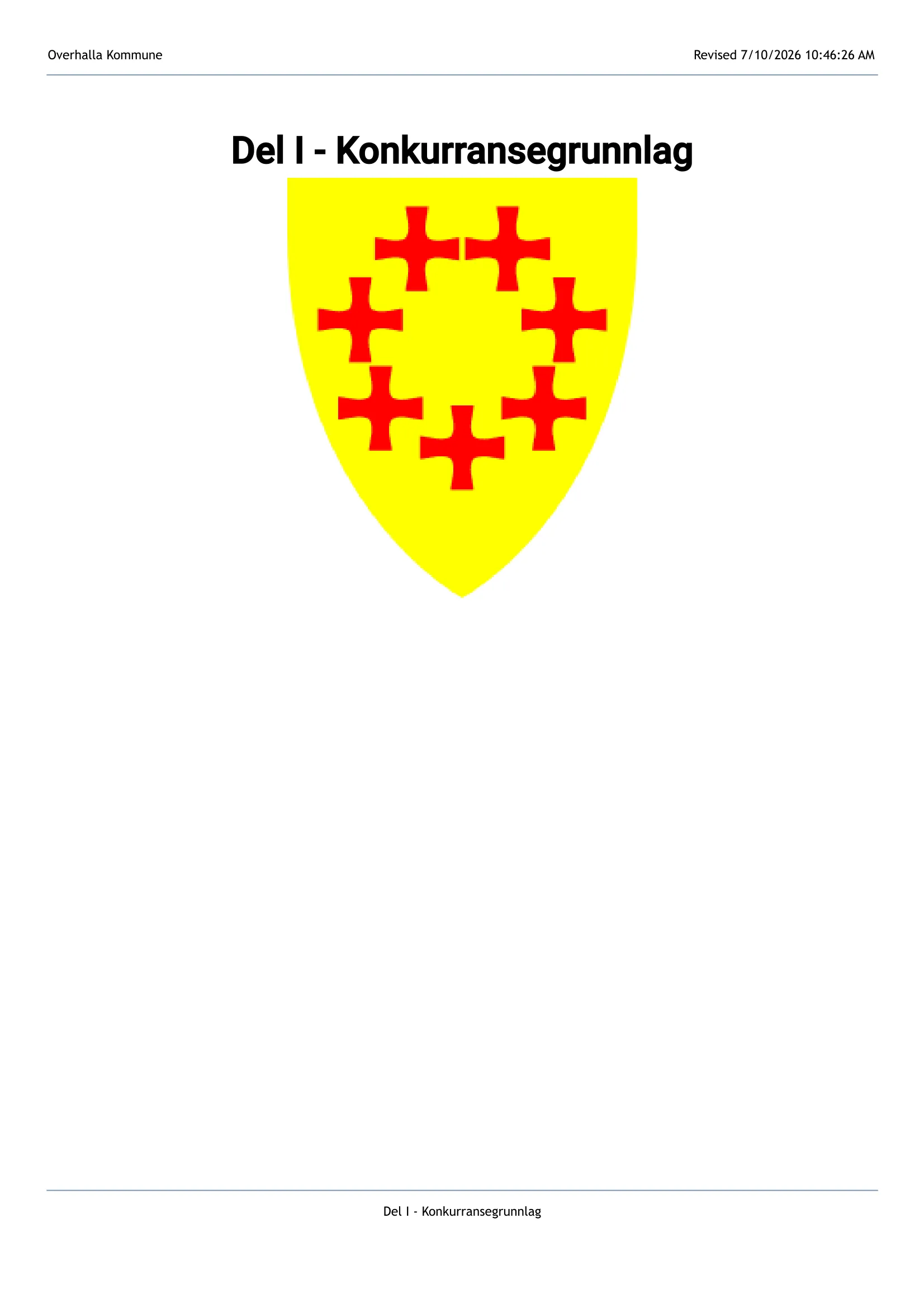 Konkurransebeskrivelse