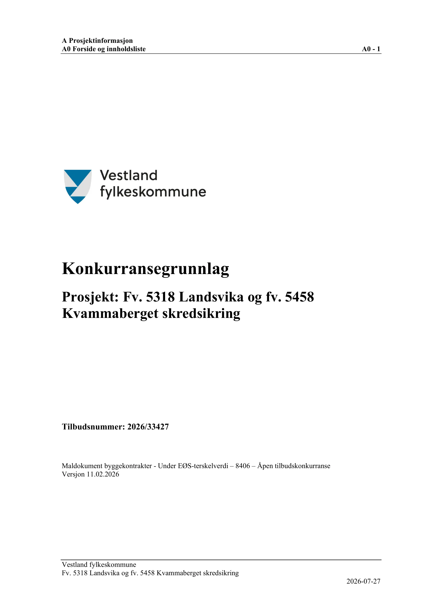 Konkurransebeskrivelse