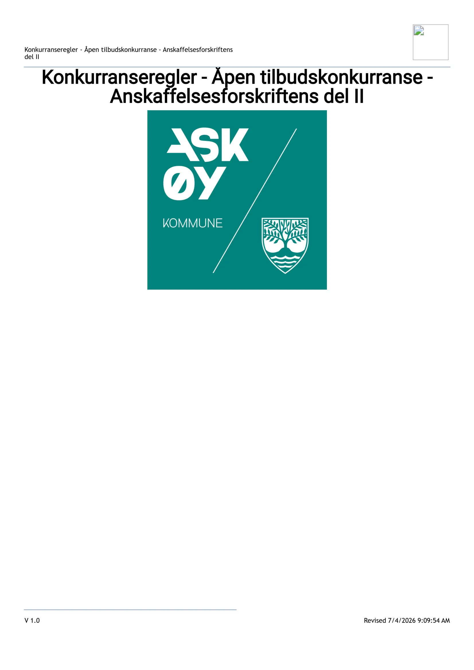 Konkurransebeskrivelse
