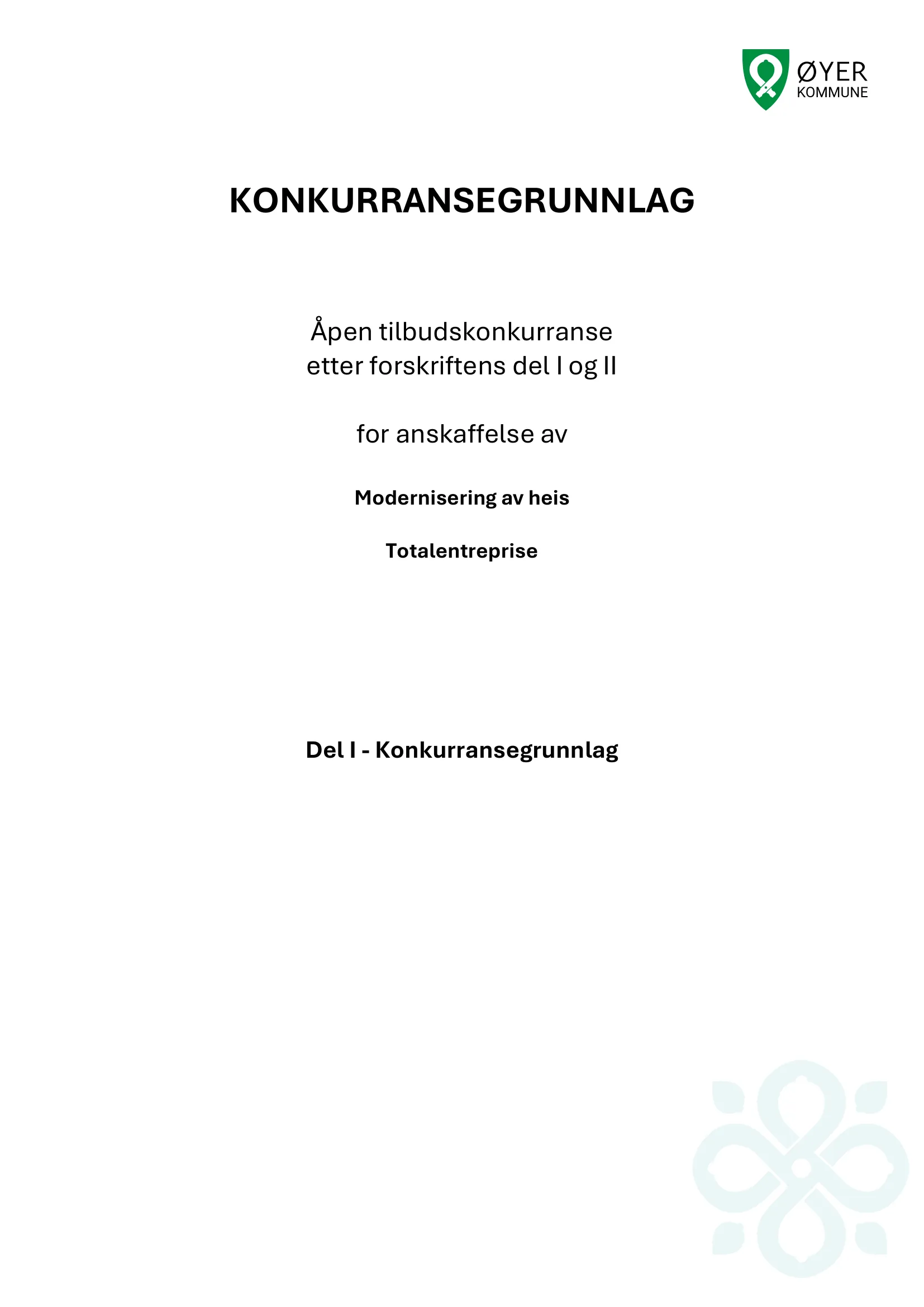 Konkurransebeskrivelse