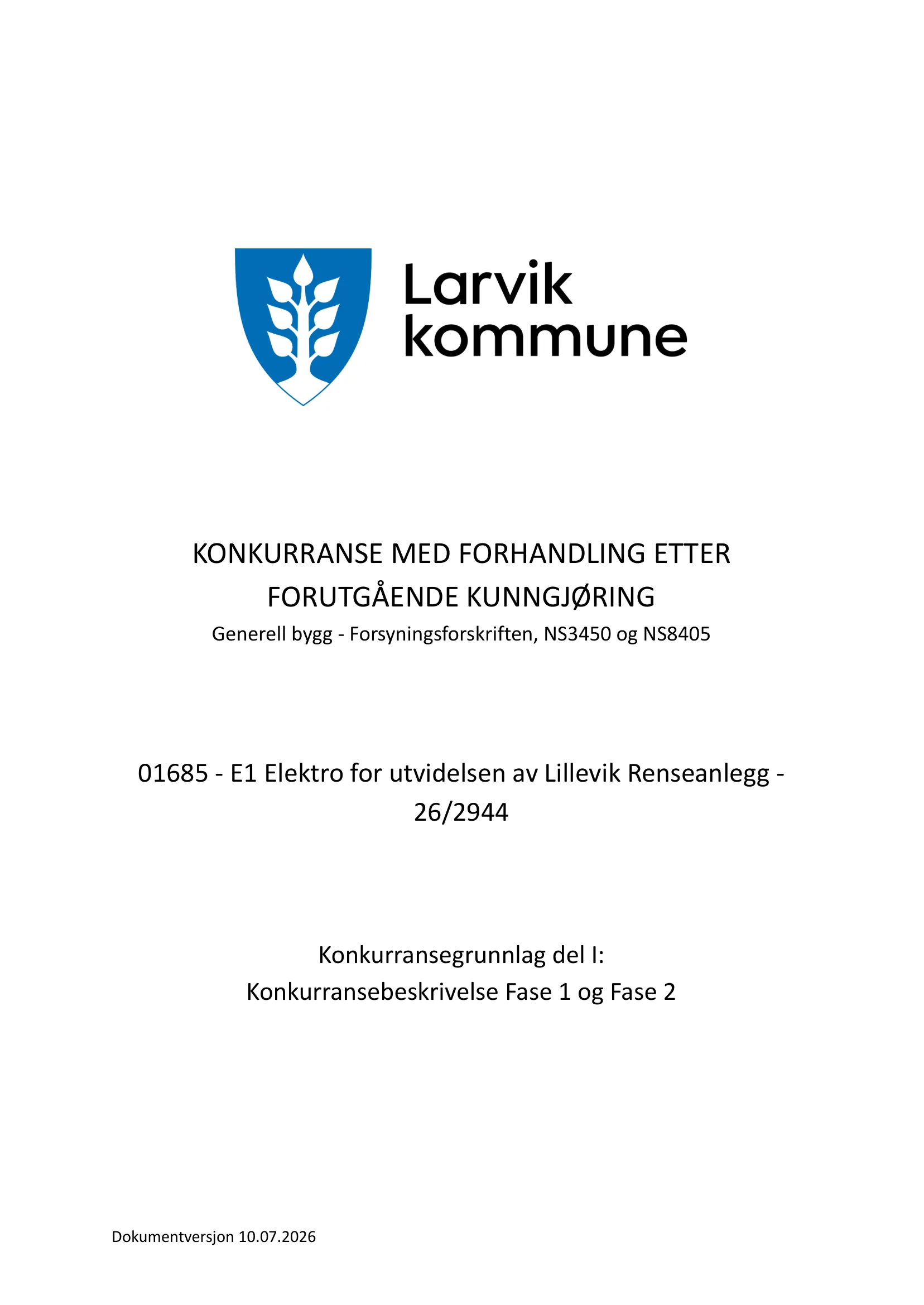 Konkurransebeskrivelse