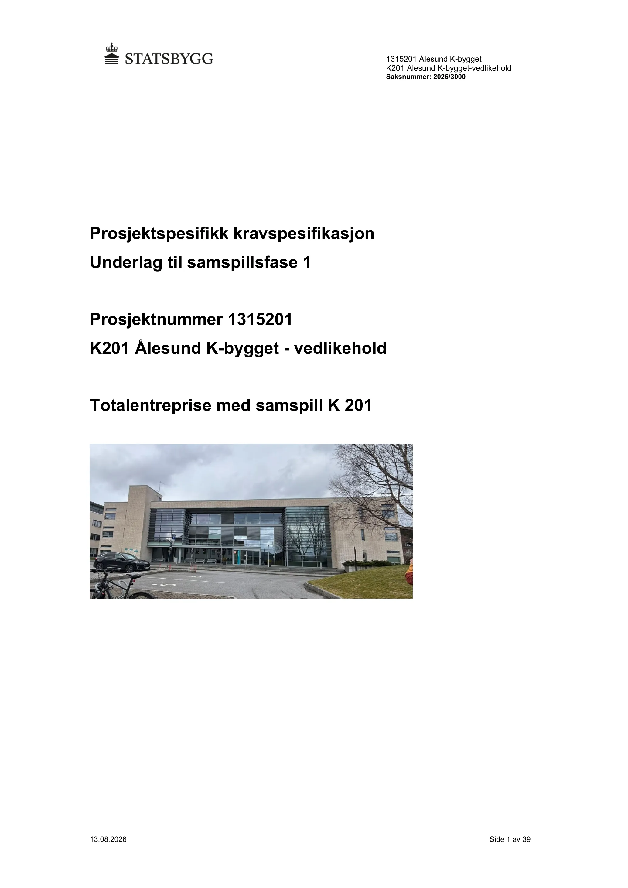 Kravspesifikasjon