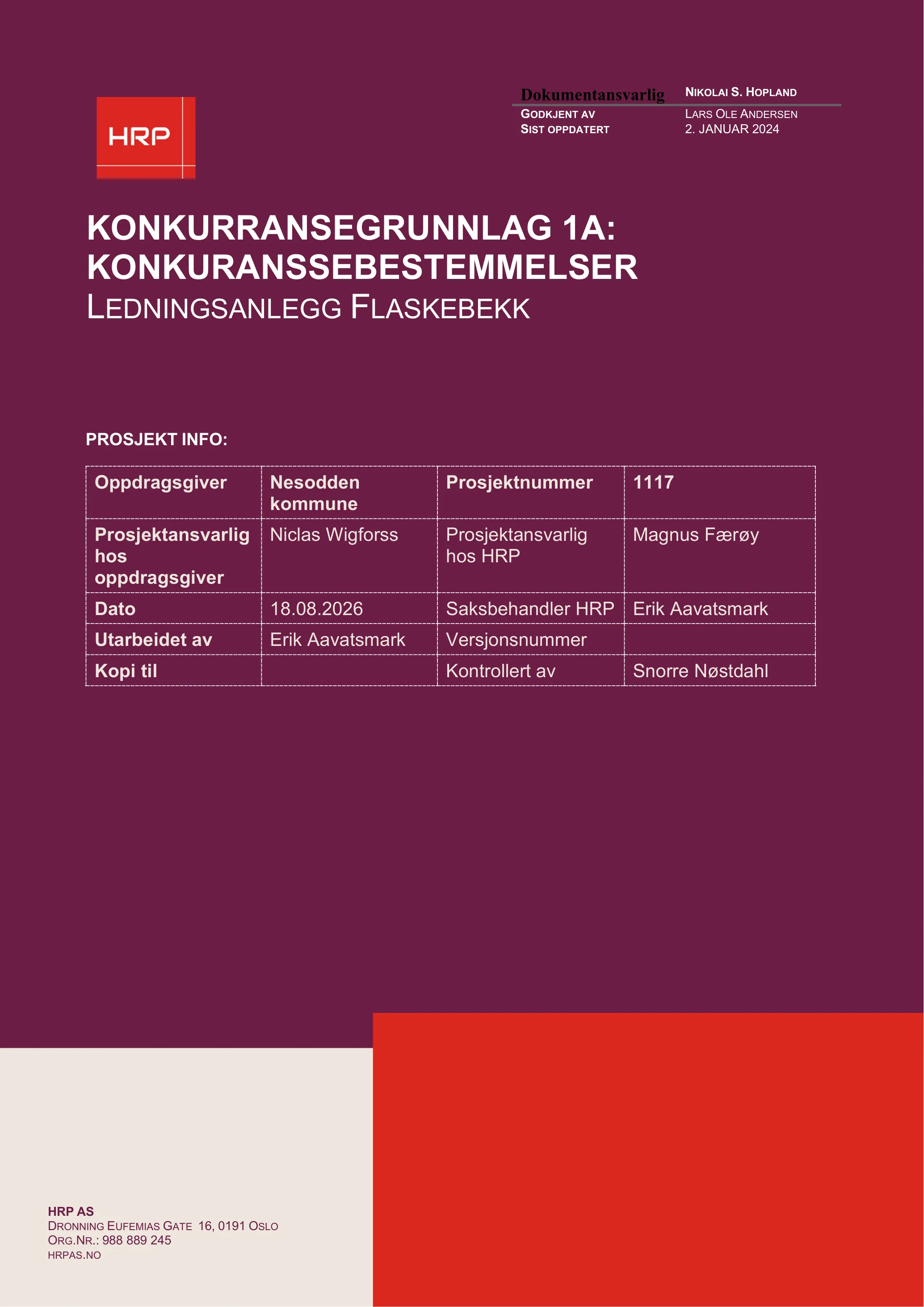 Konkurransebeskrivelse