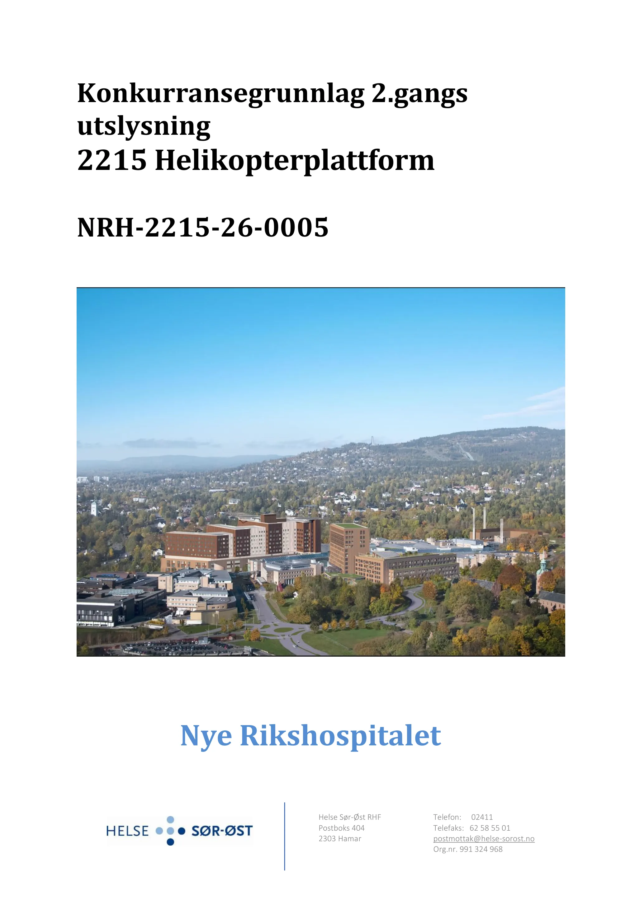 Konkurransebeskrivelse