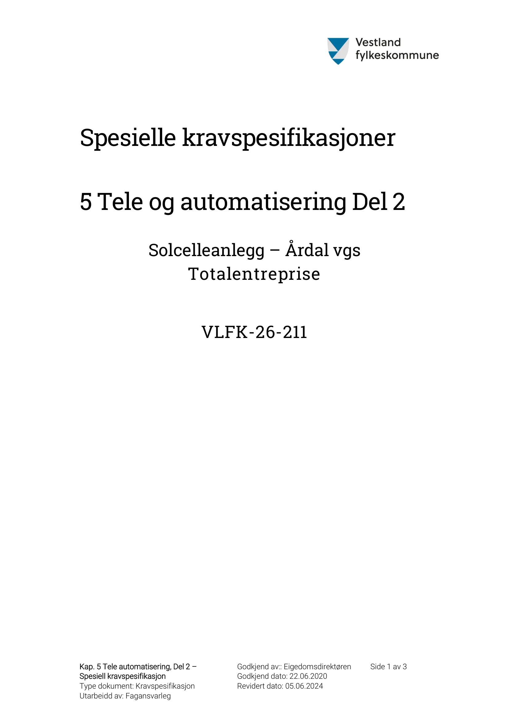 Kravspesifikasjon