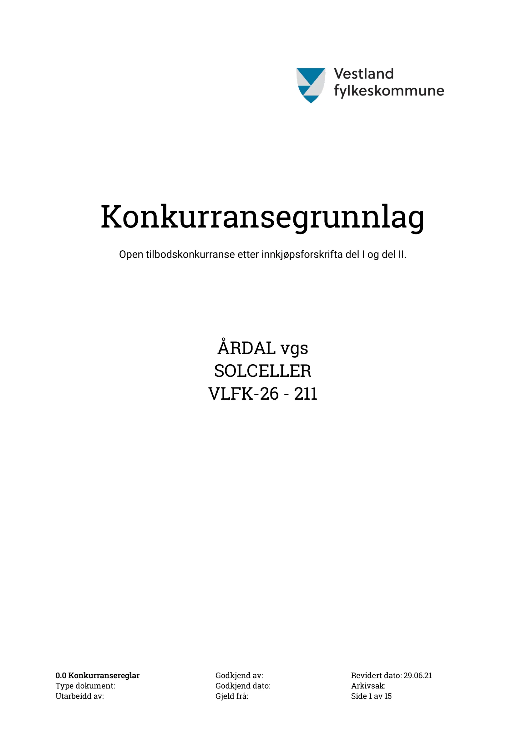 Konkurransebeskrivelse