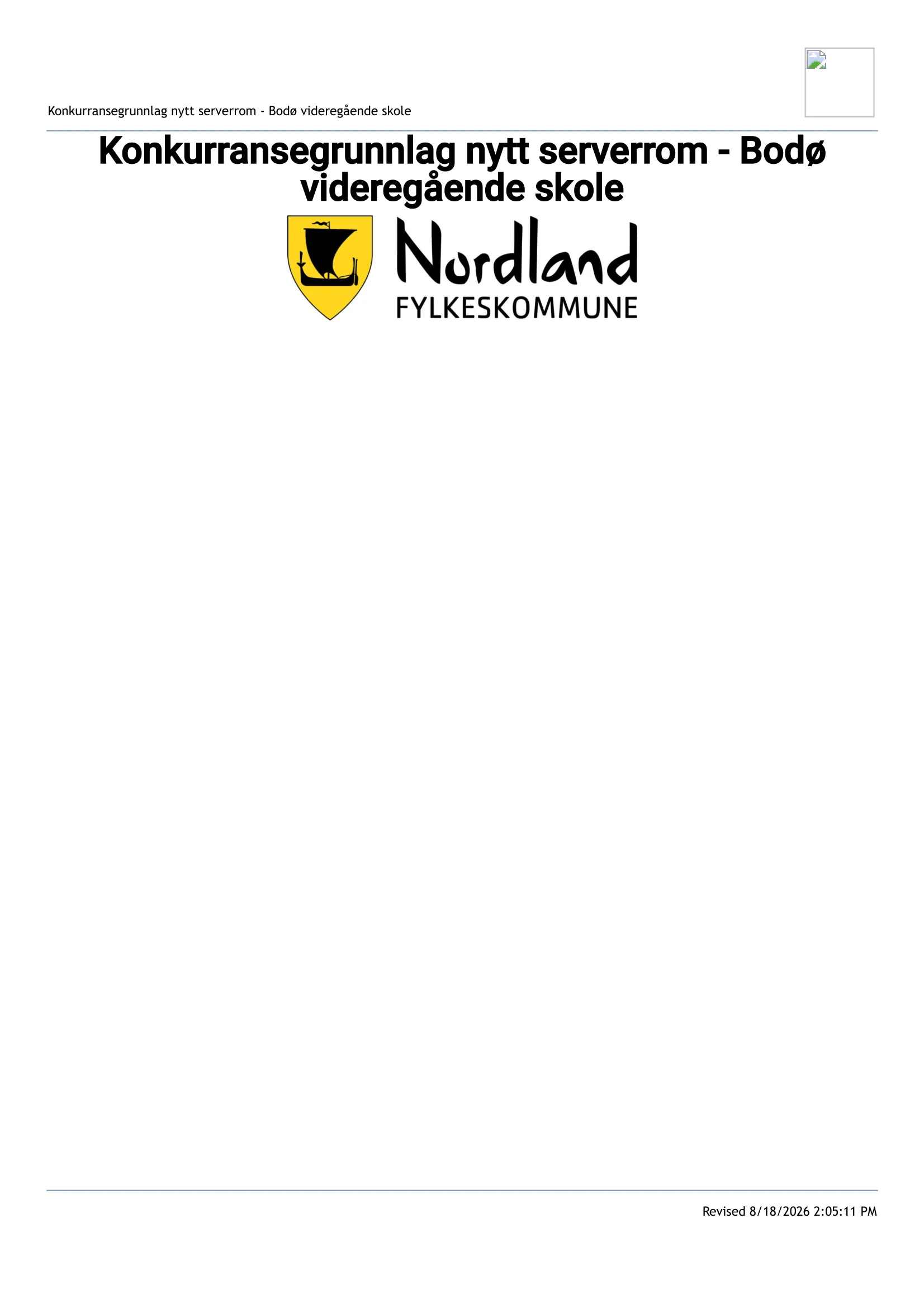 Konkurransebeskrivelse