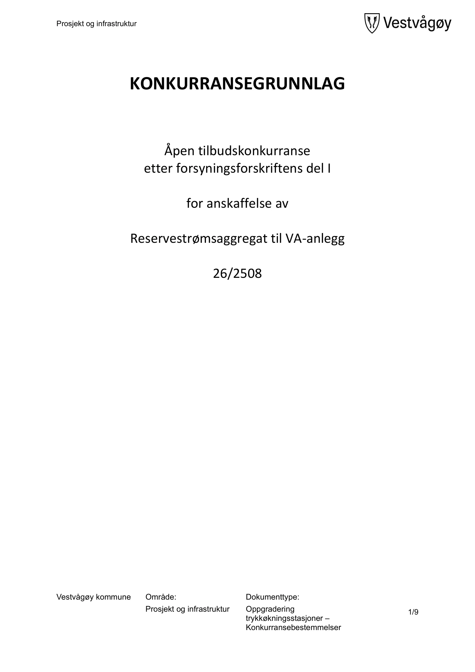 Konkurransebeskrivelse