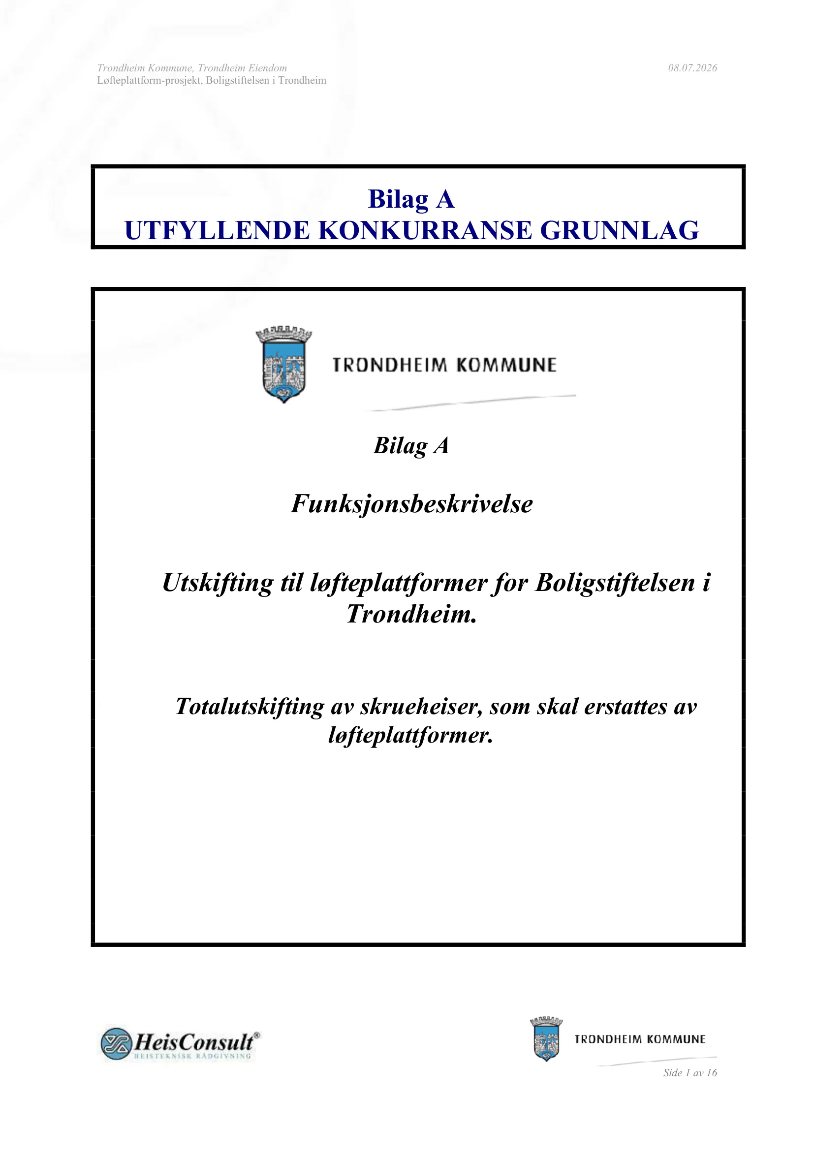 Kravspesifikasjon