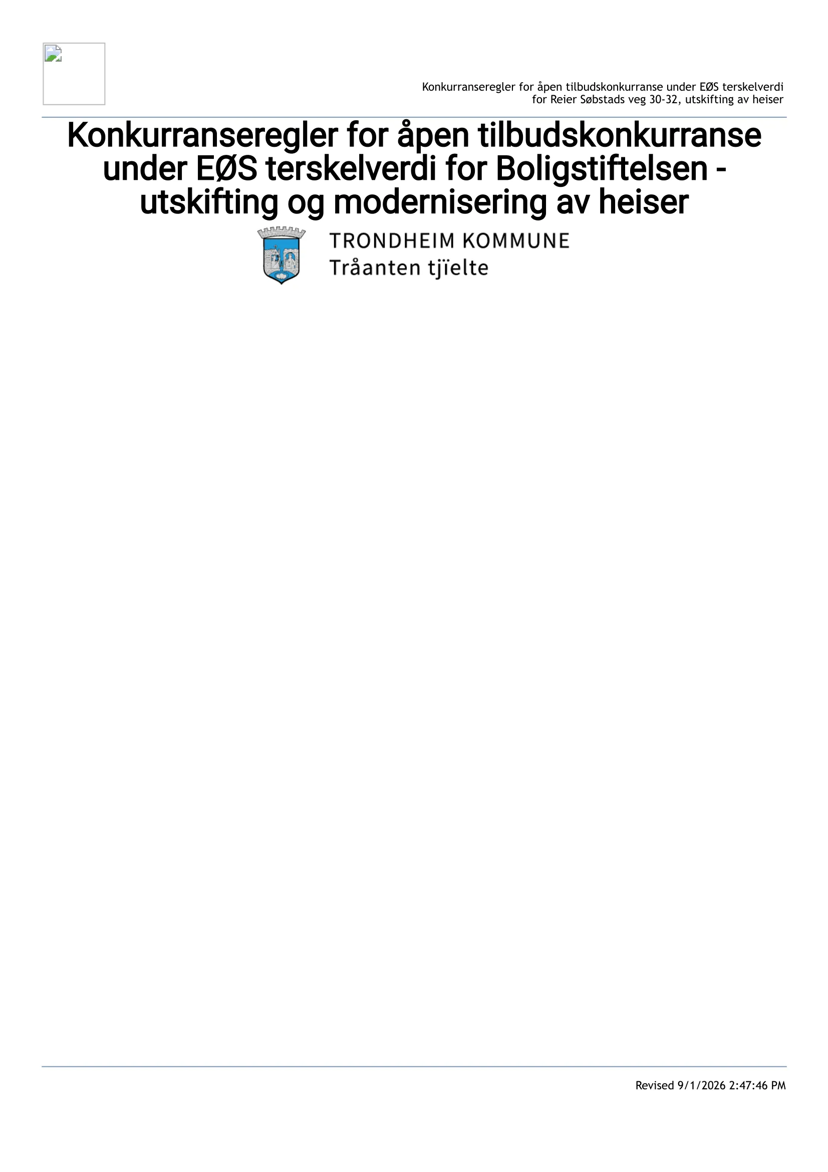 Konkurransebeskrivelse