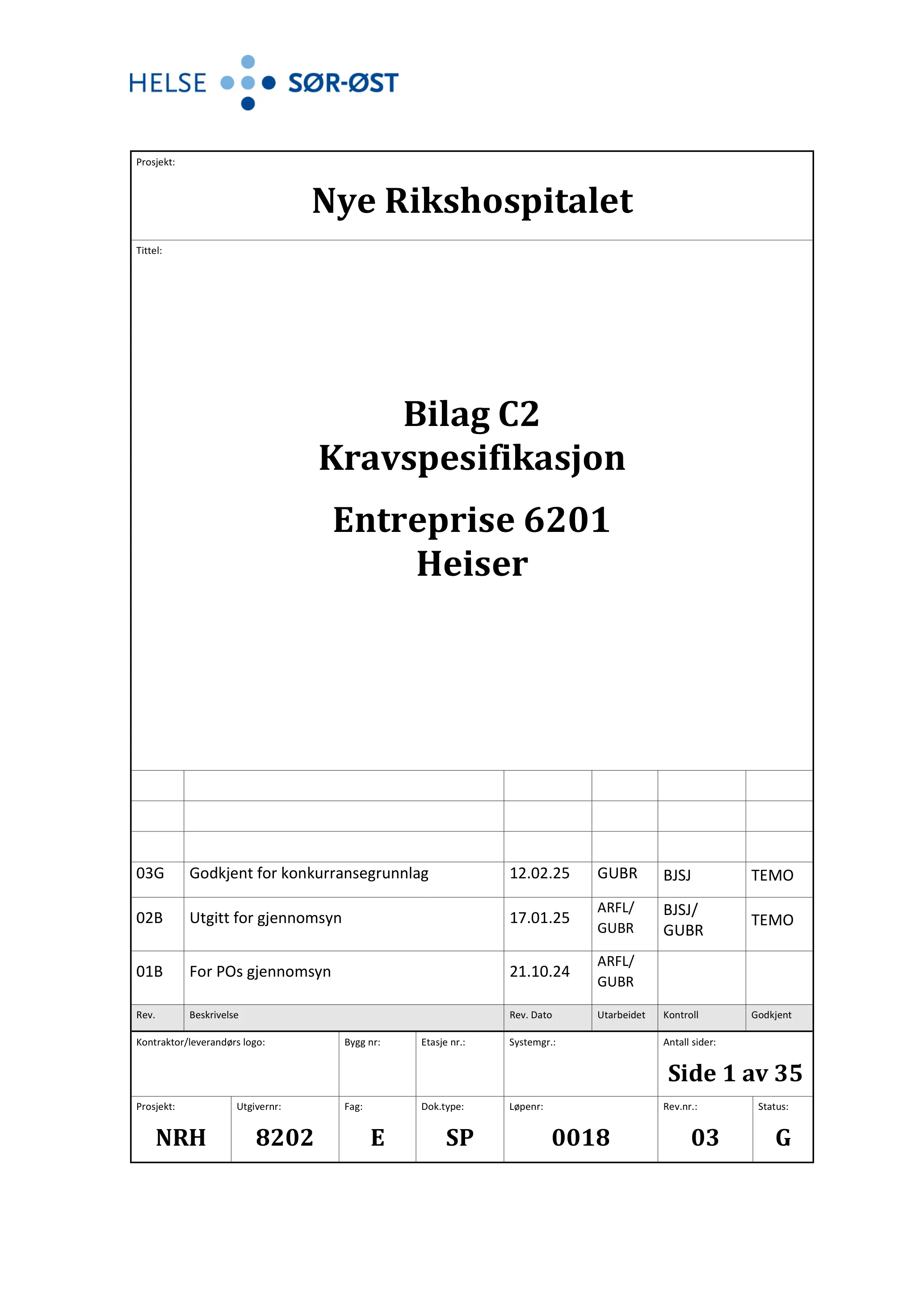 Kravspesifikasjon