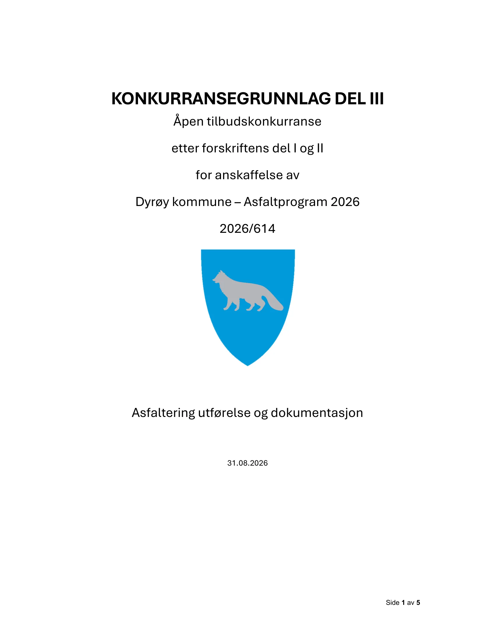 Kravspesifikasjon