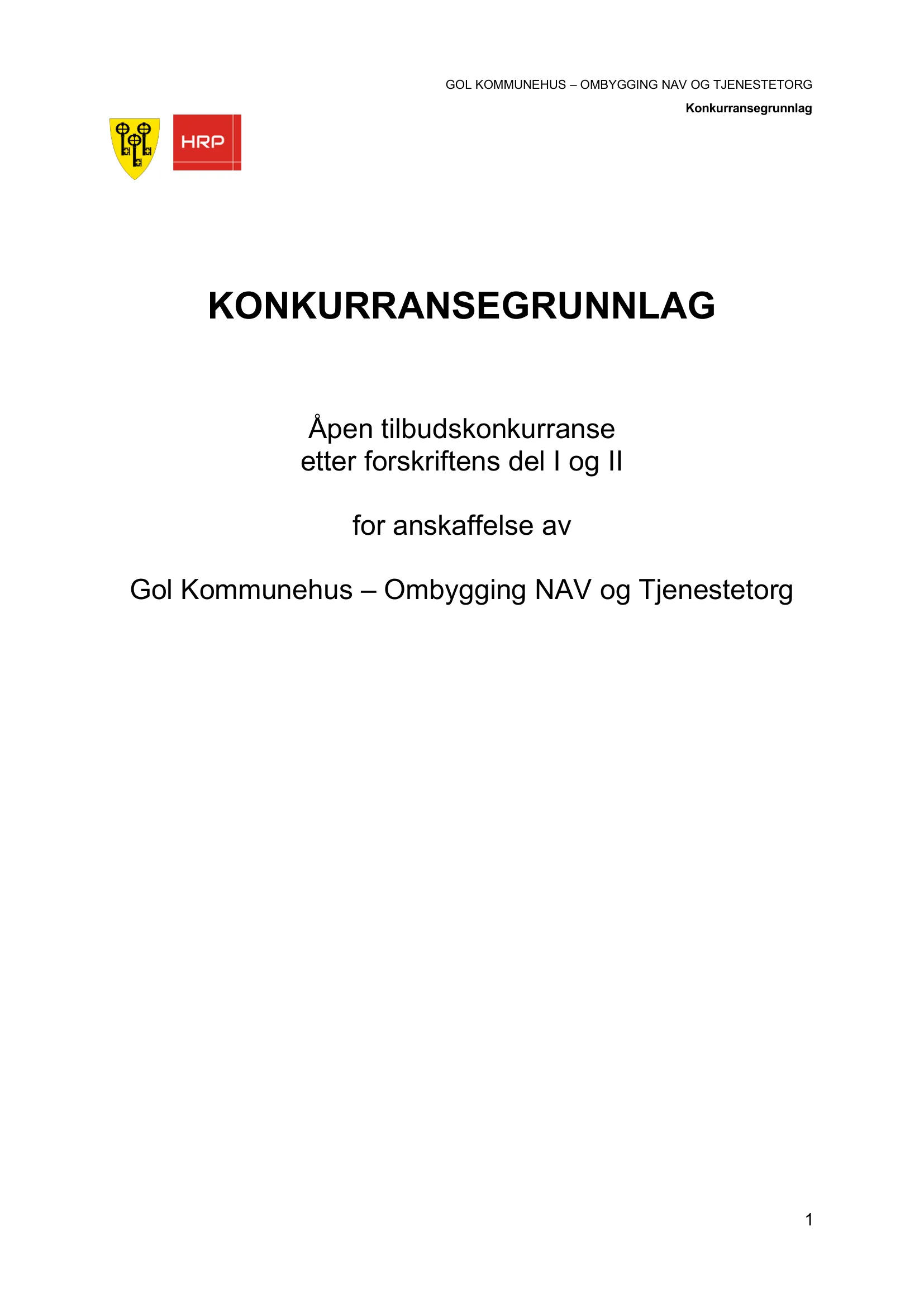 Konkurransebeskrivelse