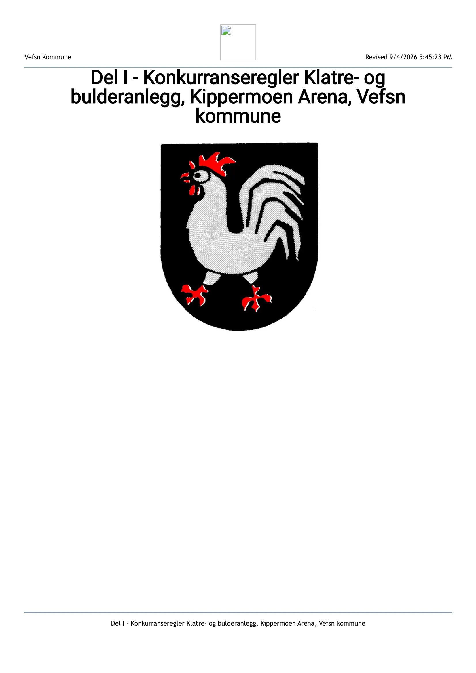 Konkurransebeskrivelse