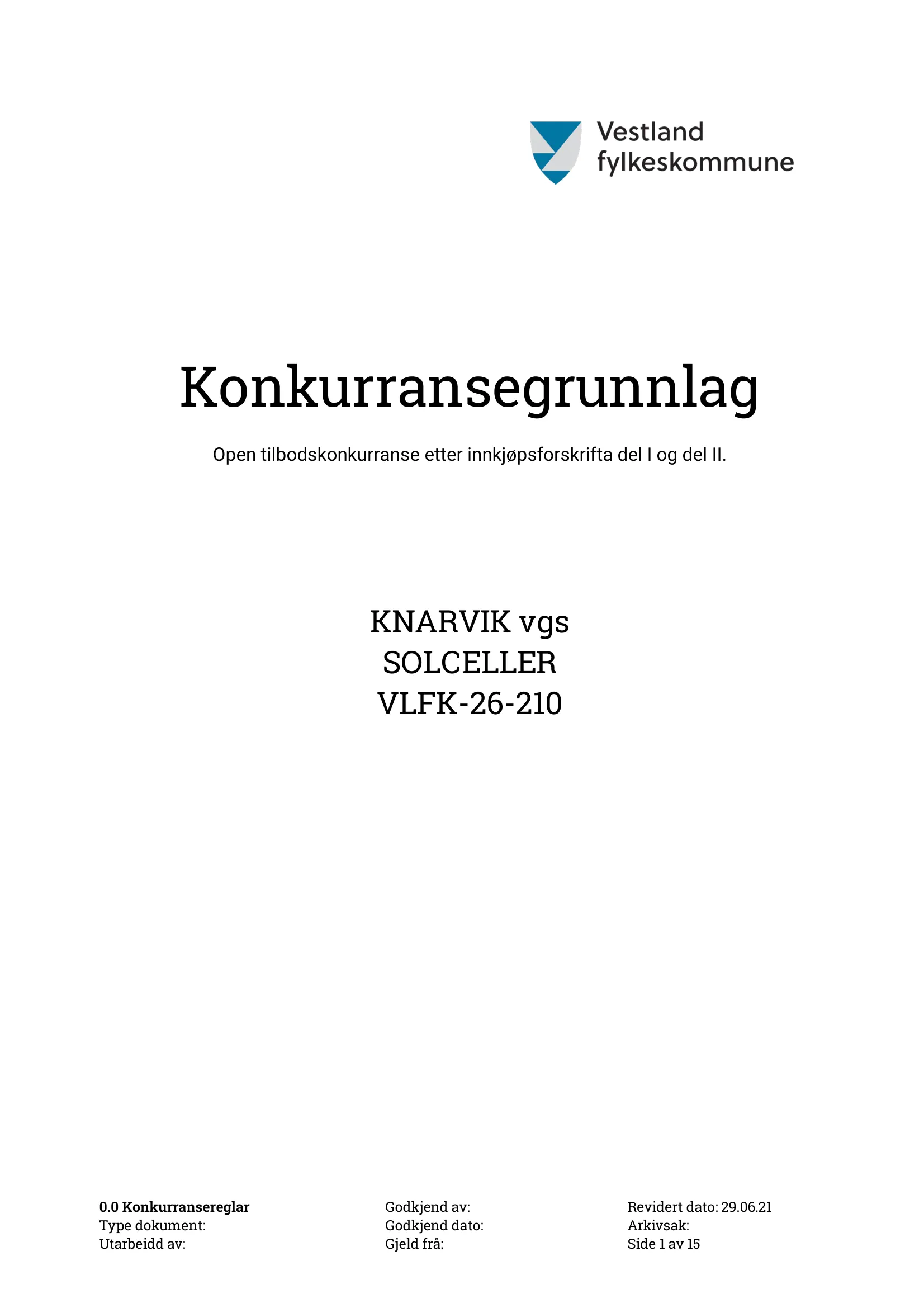 Konkurransebeskrivelse