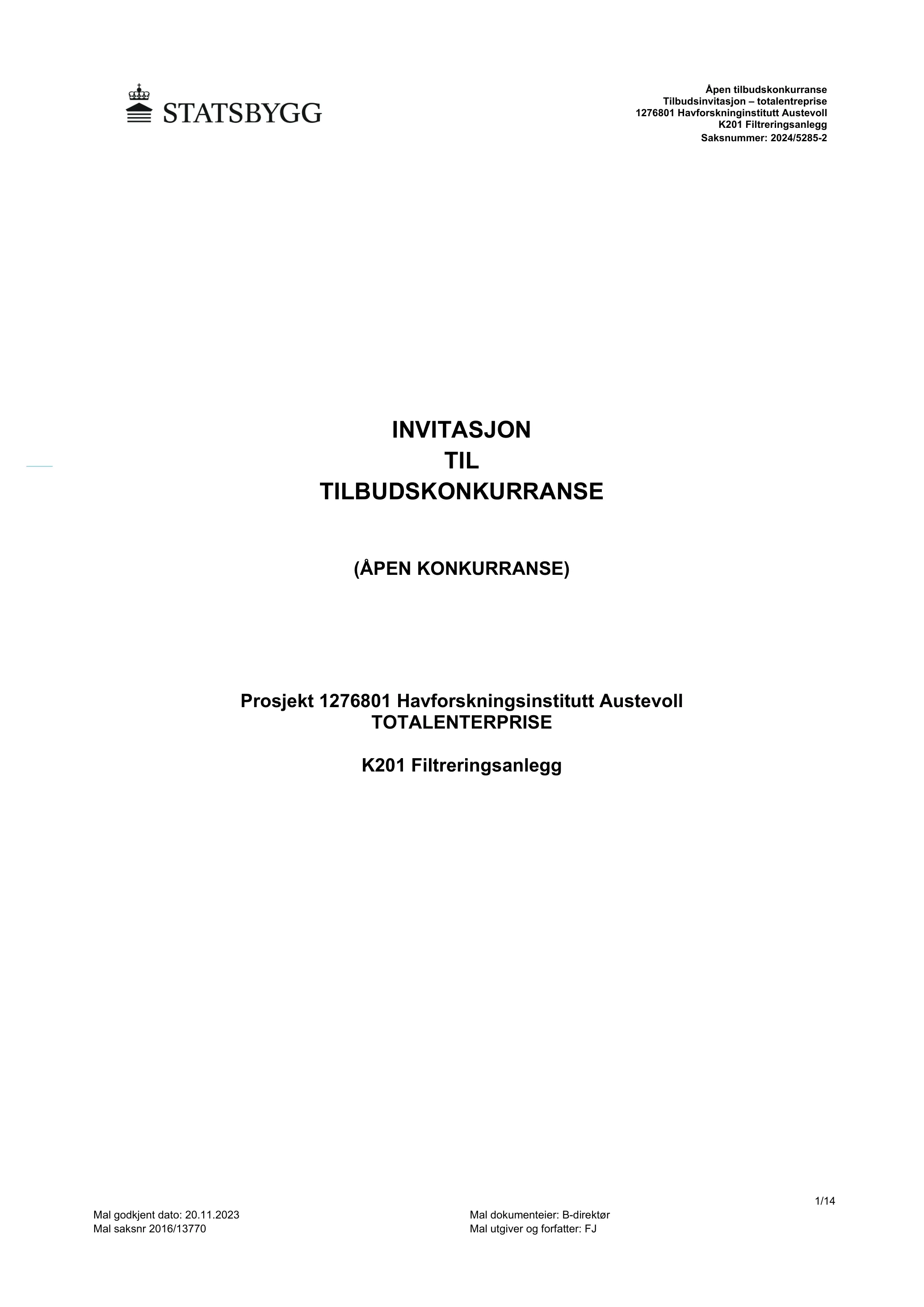 Konkurransebeskrivelse