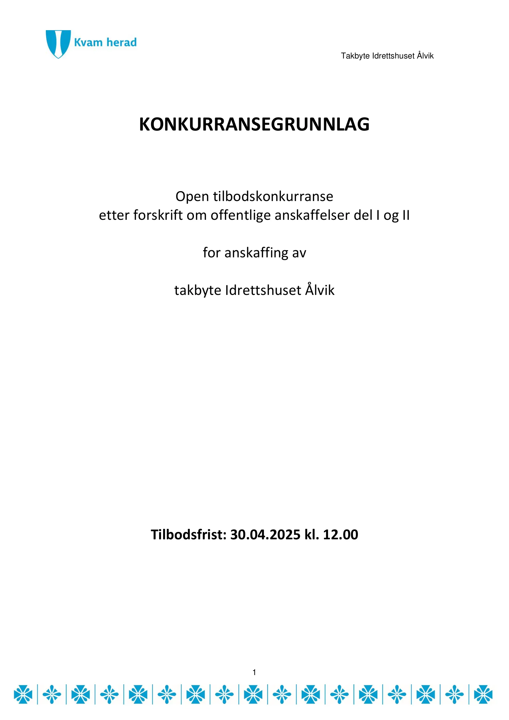 Konkurransebeskrivelse