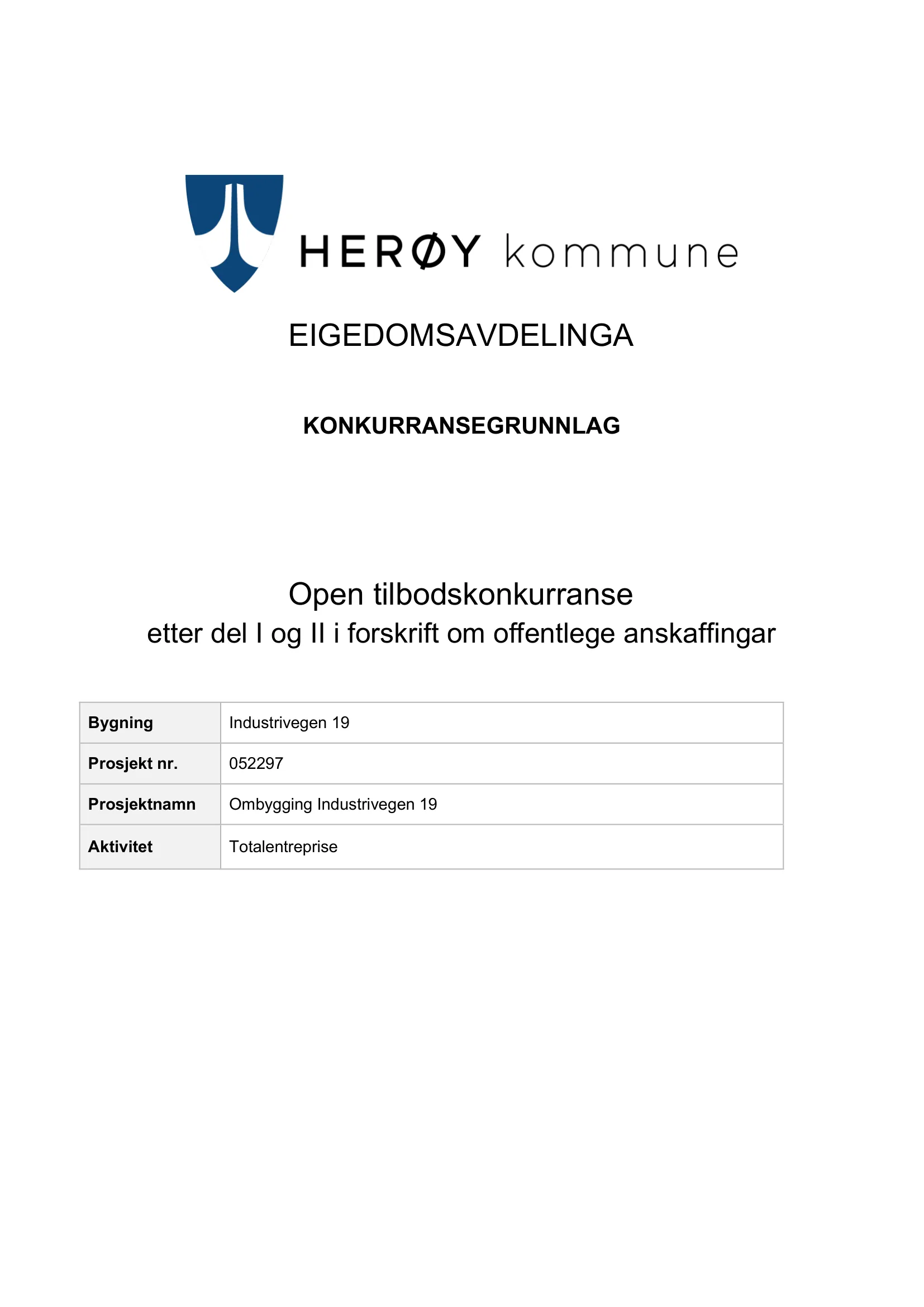 Konkurransebeskrivelse