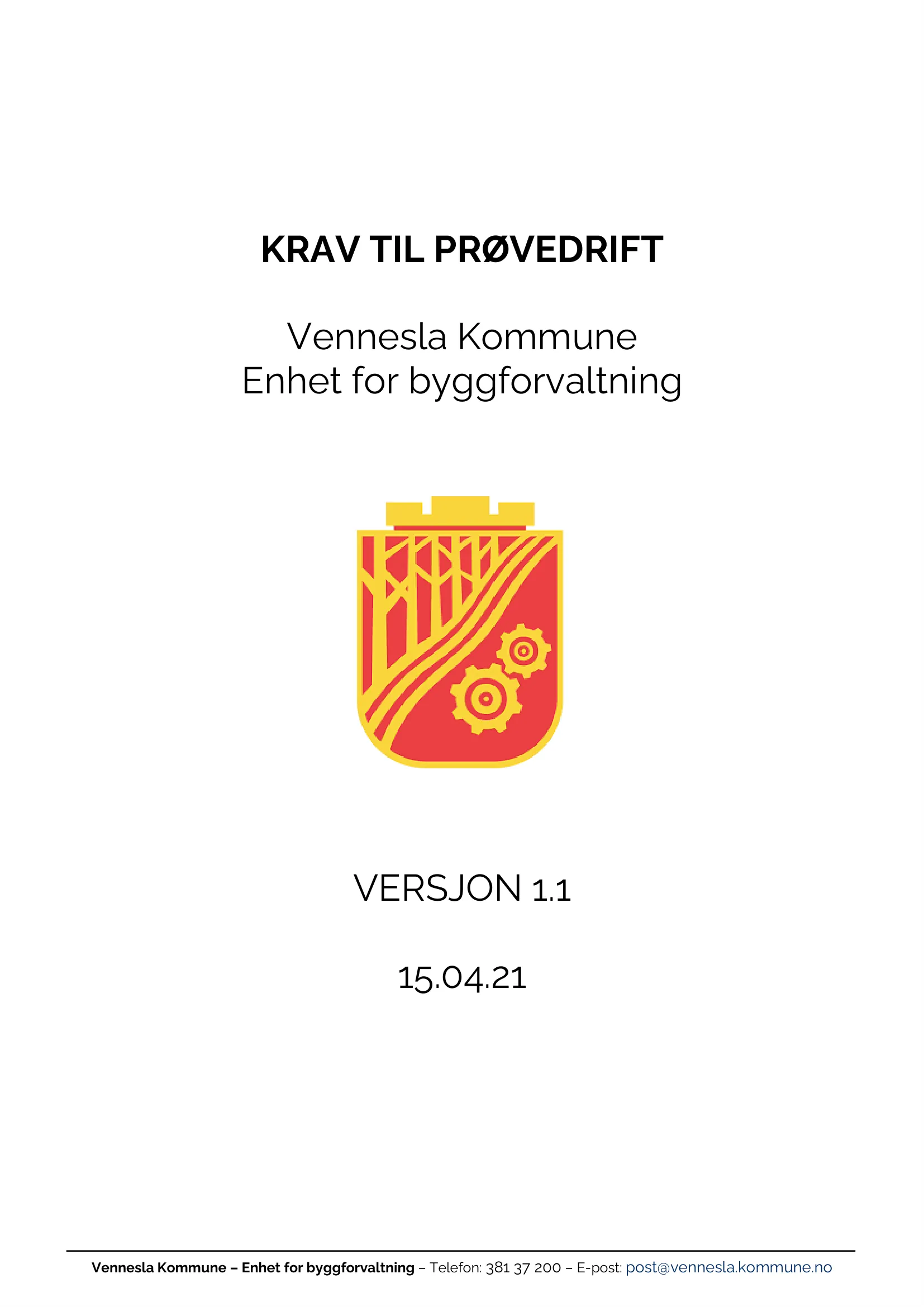 Kravspesifikasjon