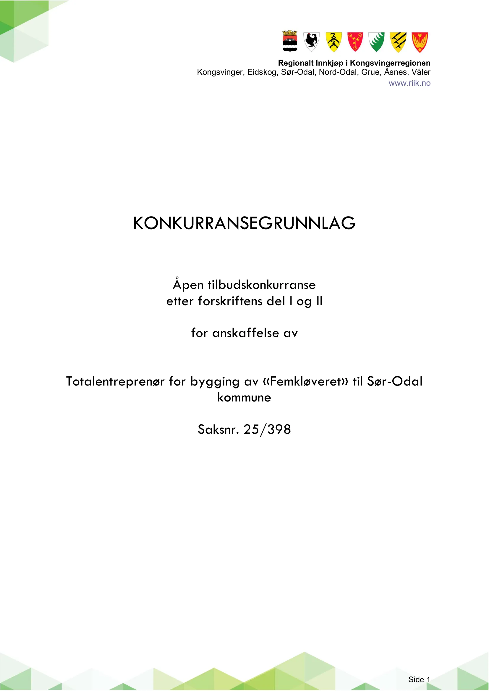 Konkurransebeskrivelse