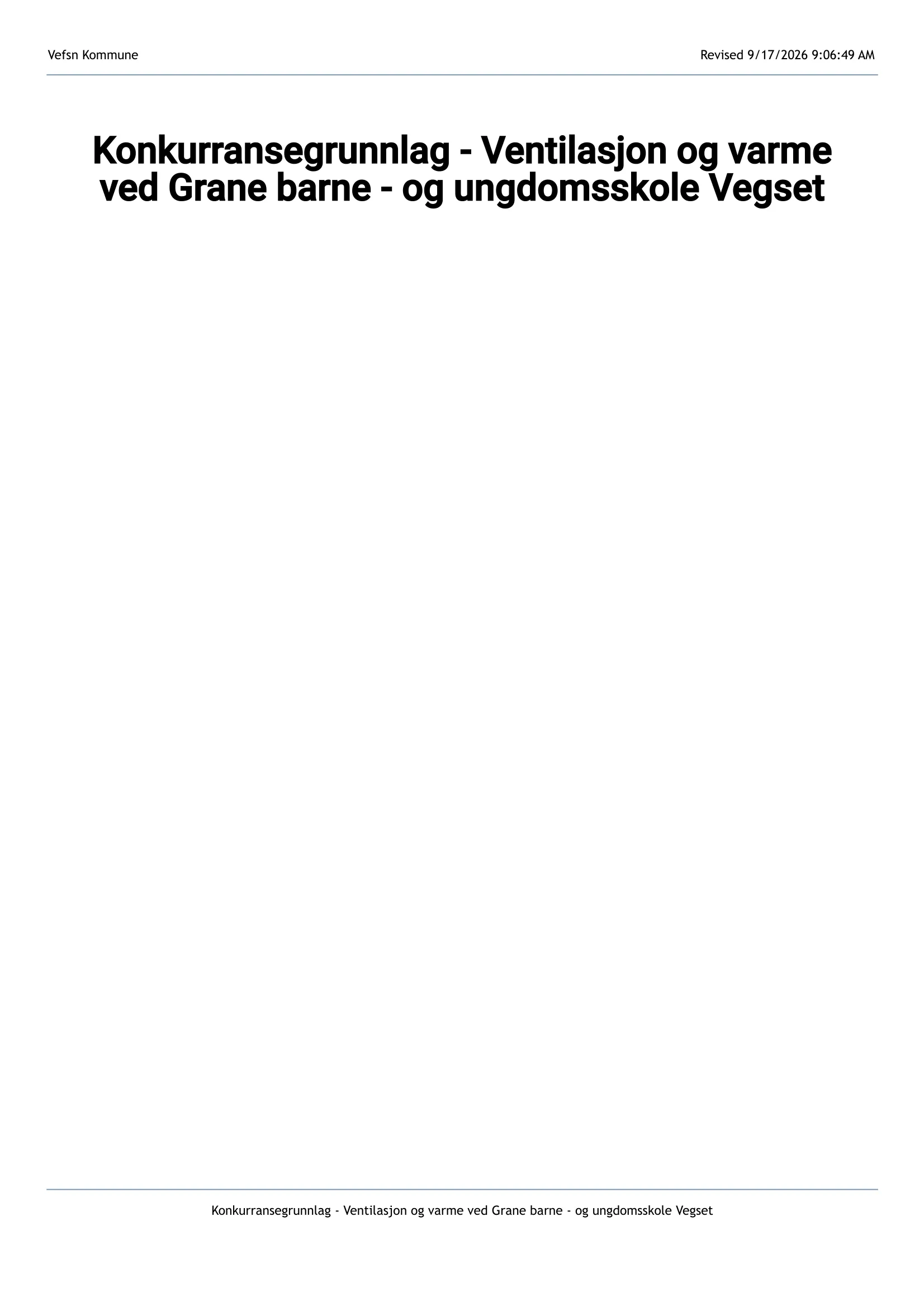Konkurransebeskrivelse
