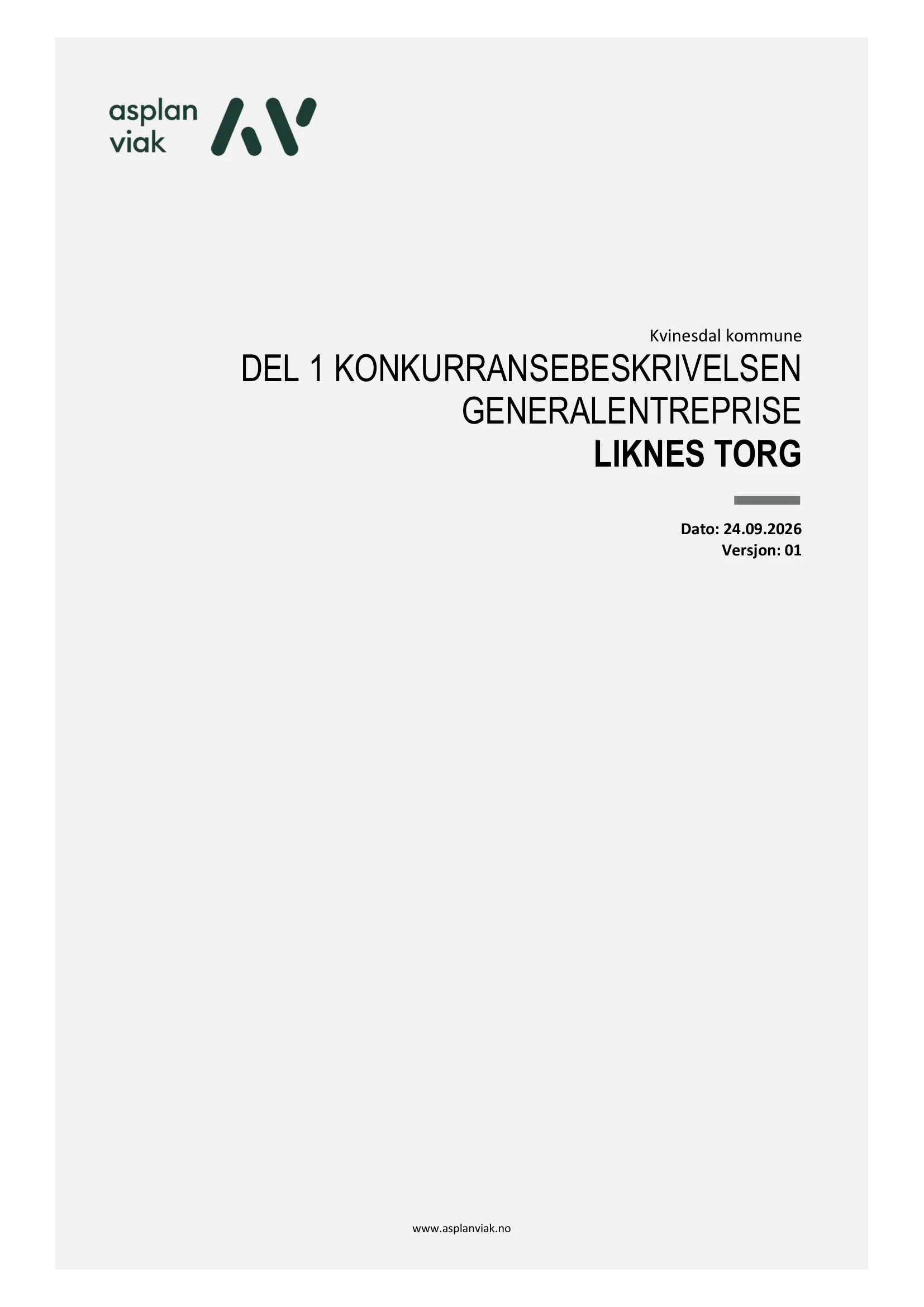 Konkurransebeskrivelse