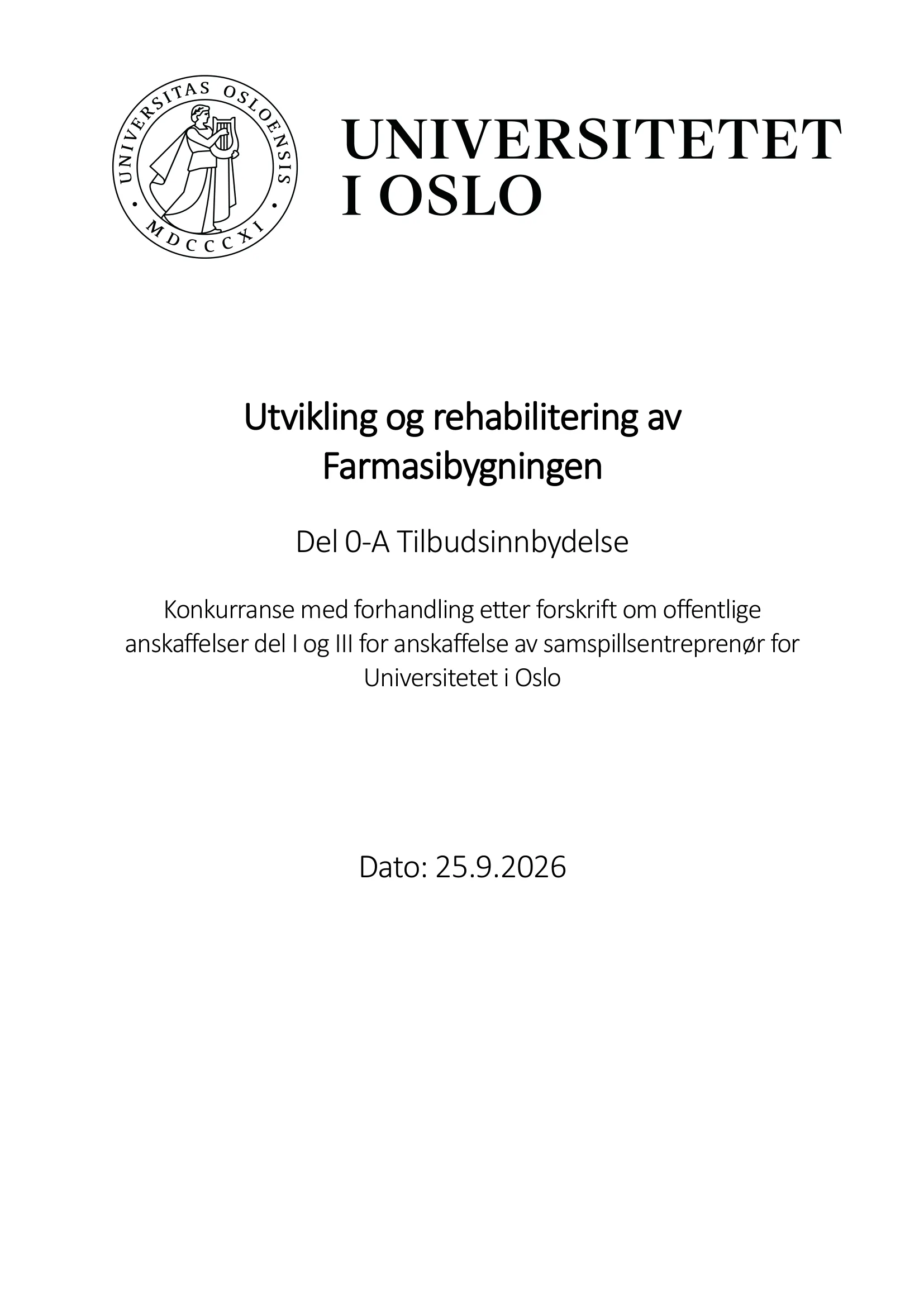 Konkurransebeskrivelse