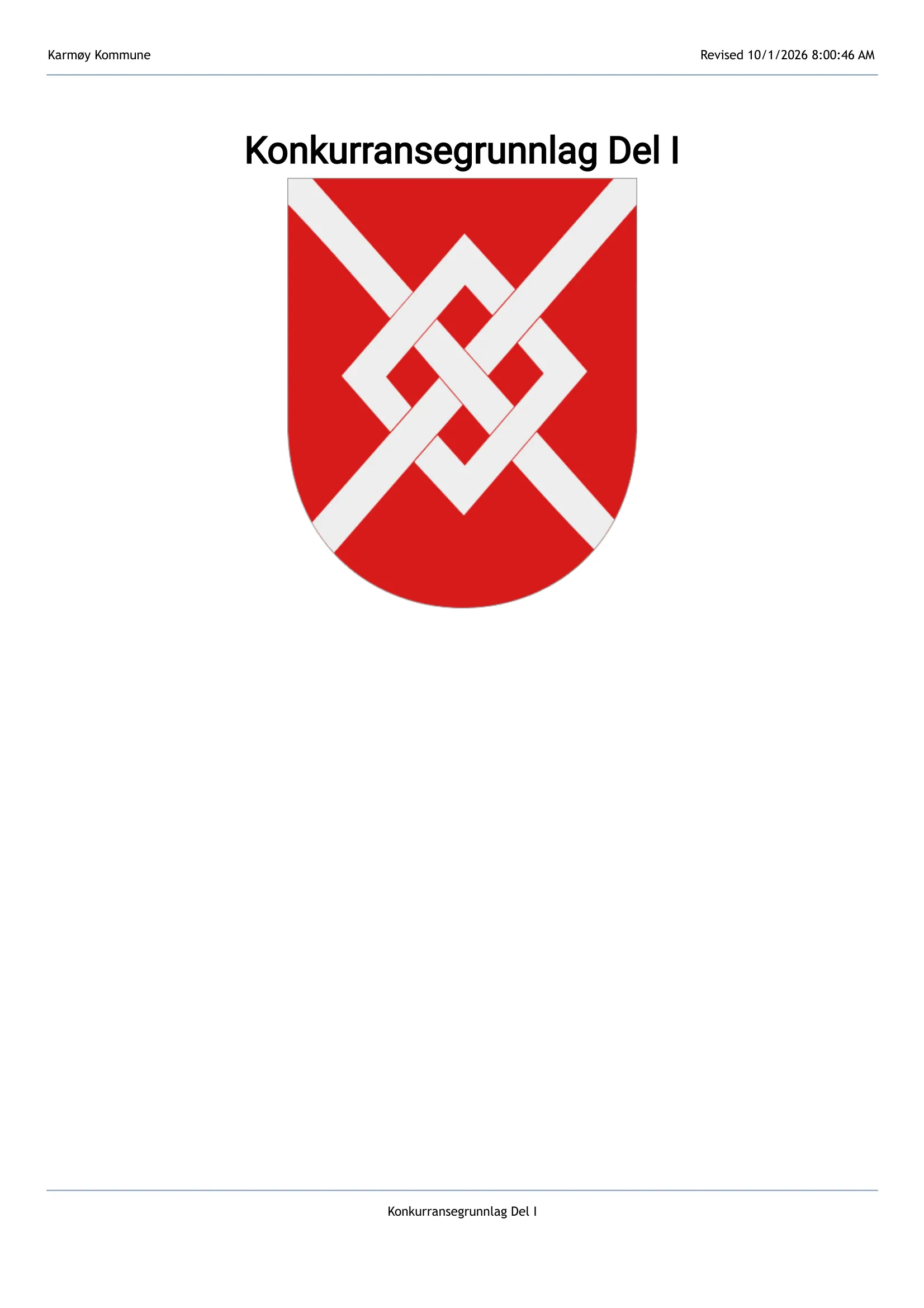 Konkurransebeskrivelse
