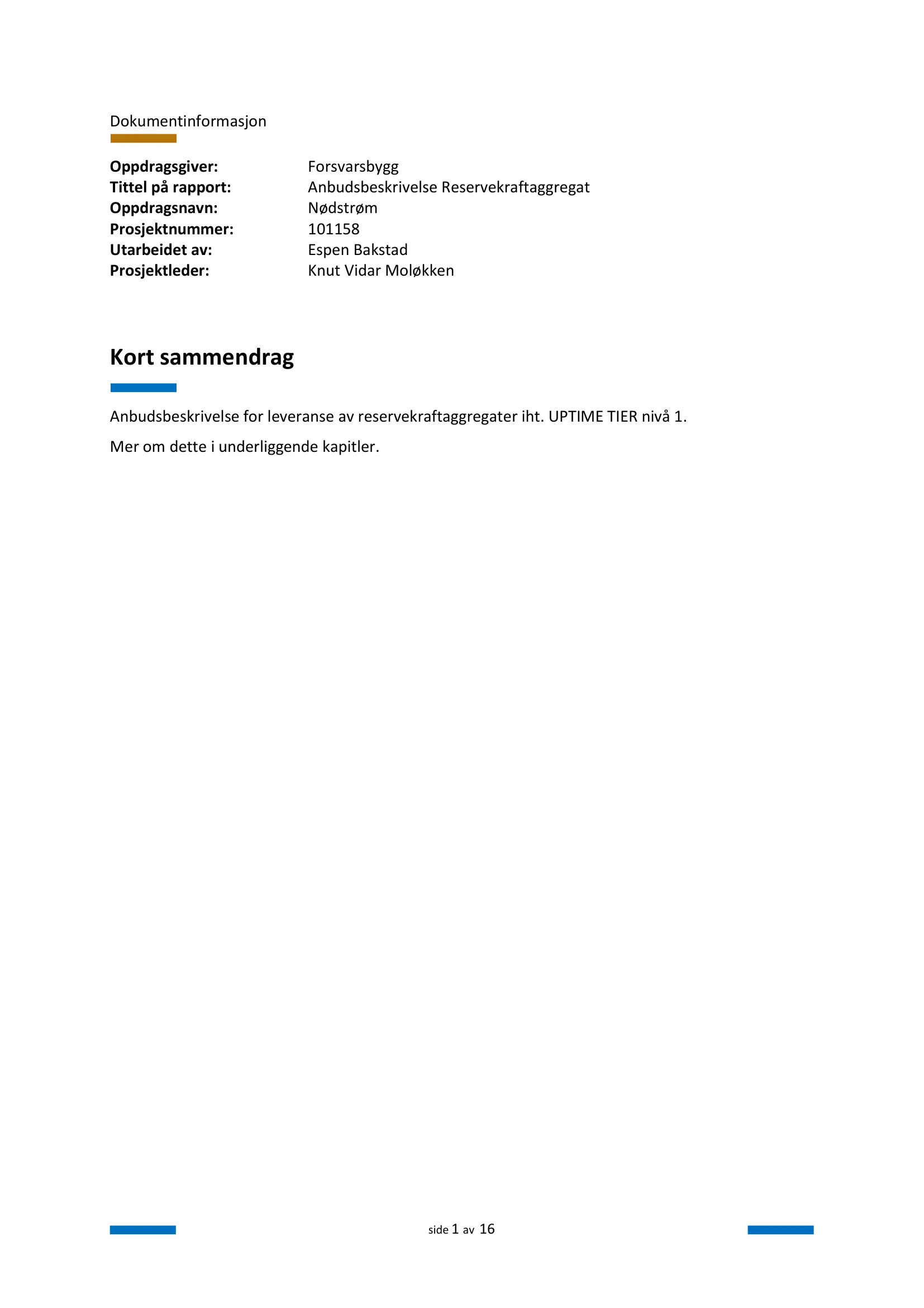 Kravspesifikasjon