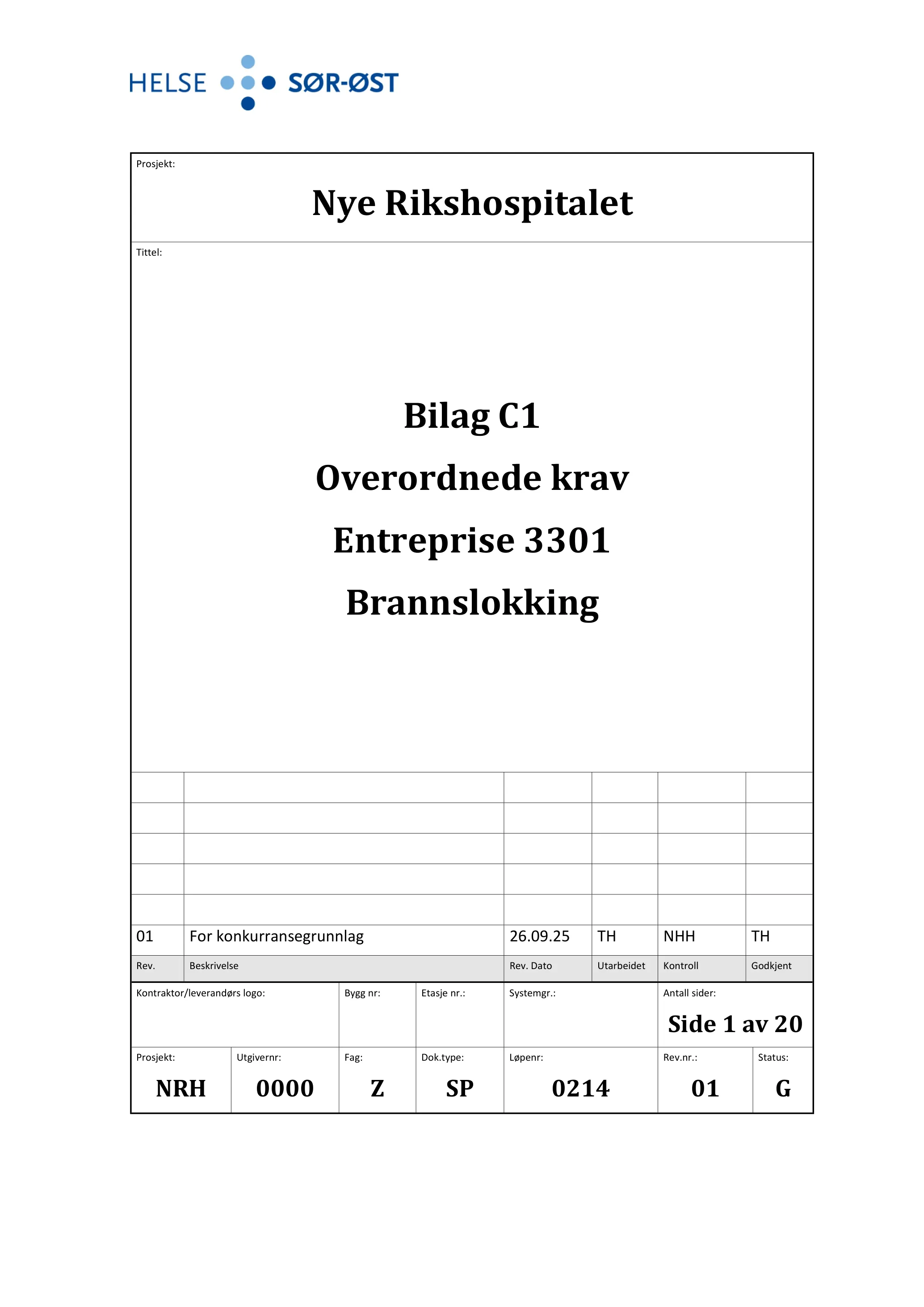 Kravspesifikasjon