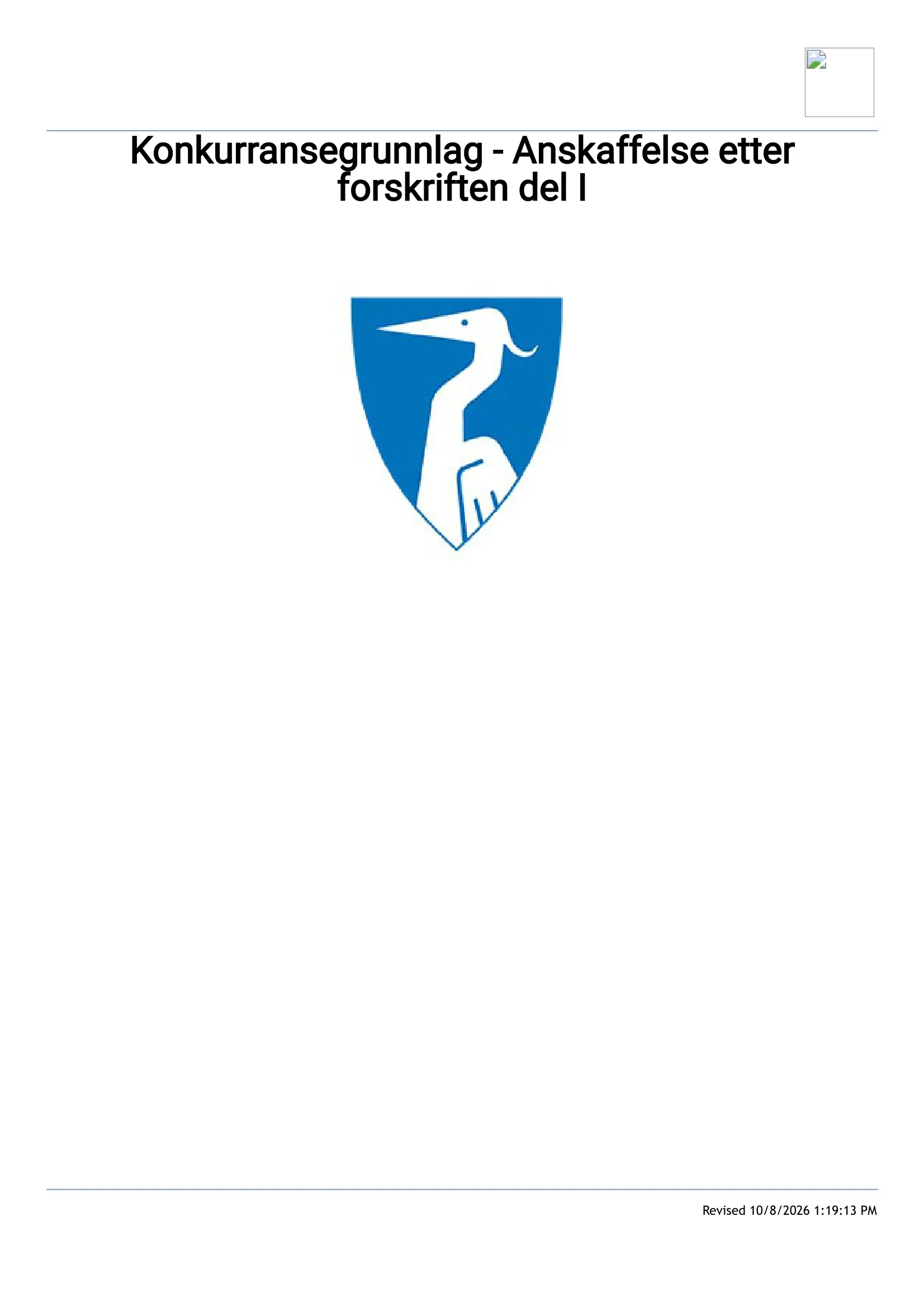 Konkurransebeskrivelse