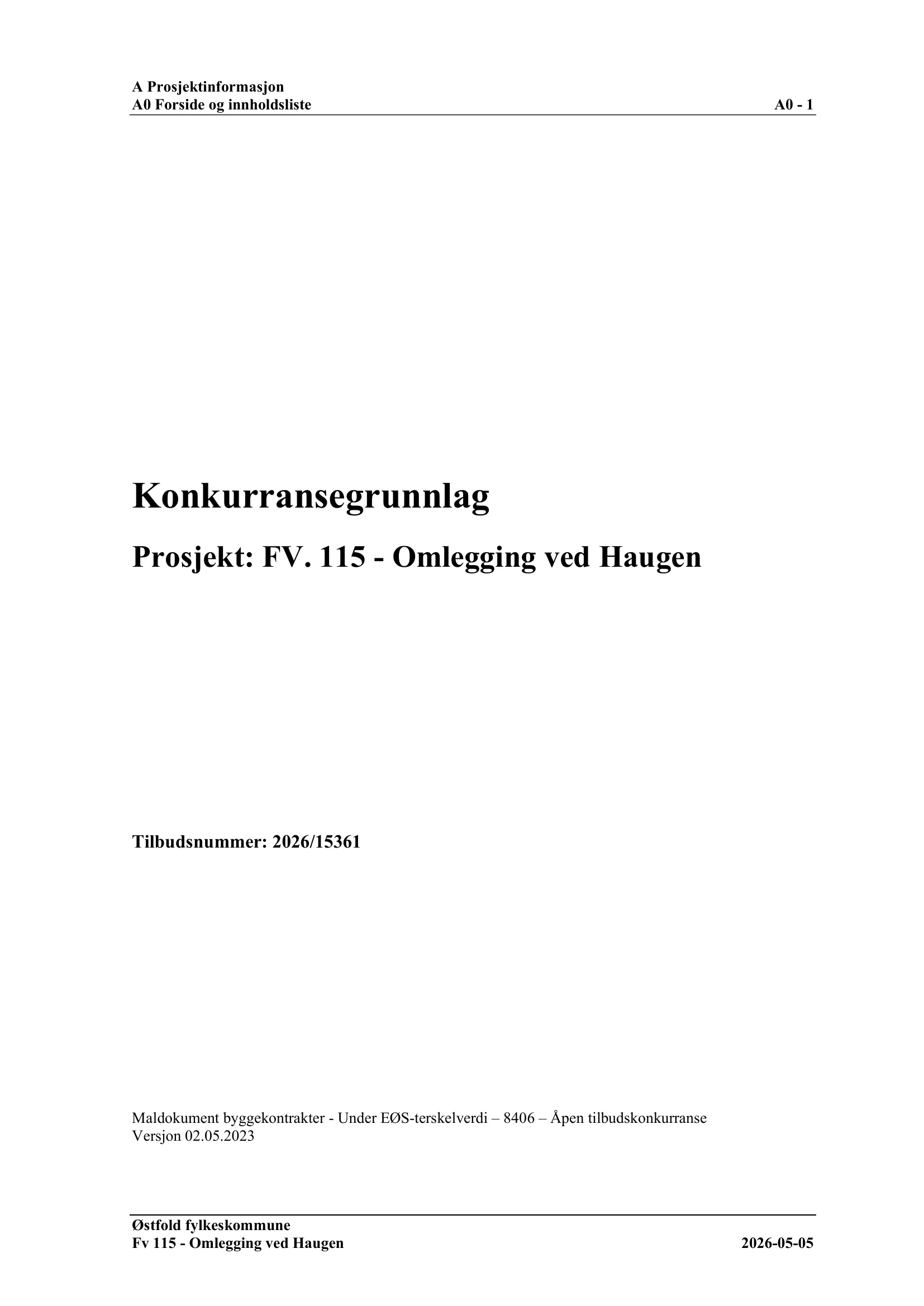 Konkurransebeskrivelse
