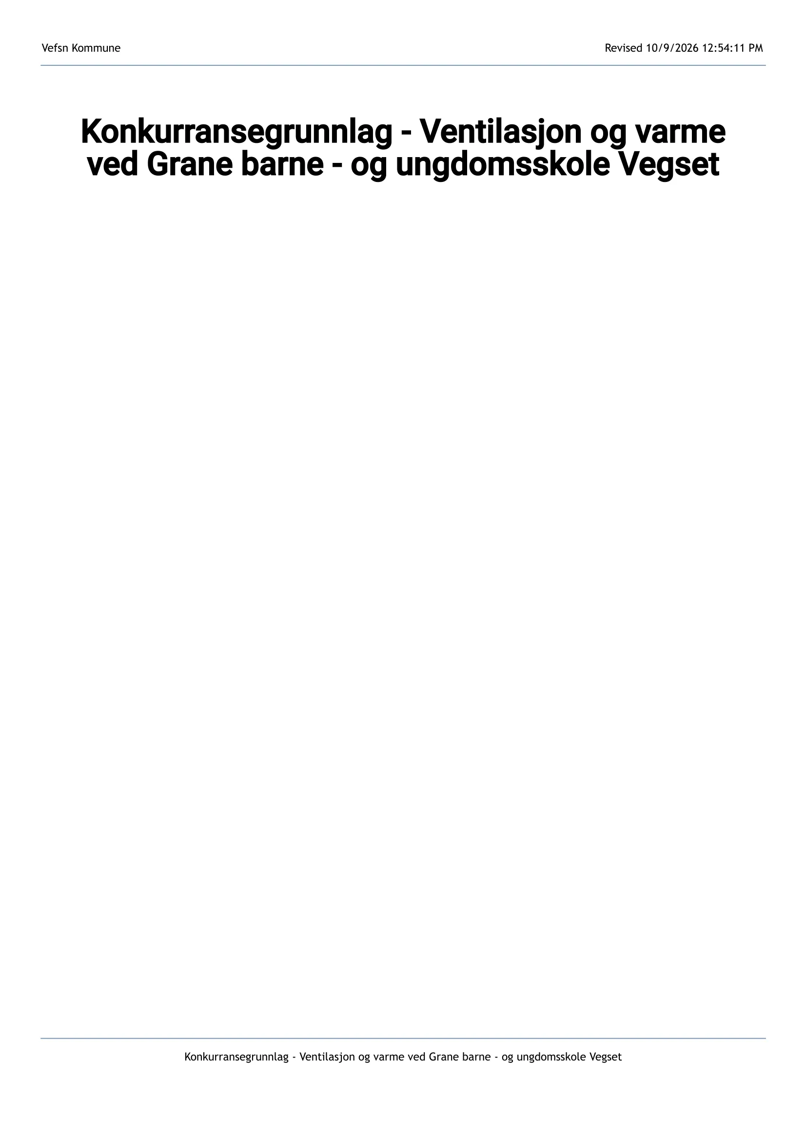 Konkurransebeskrivelse