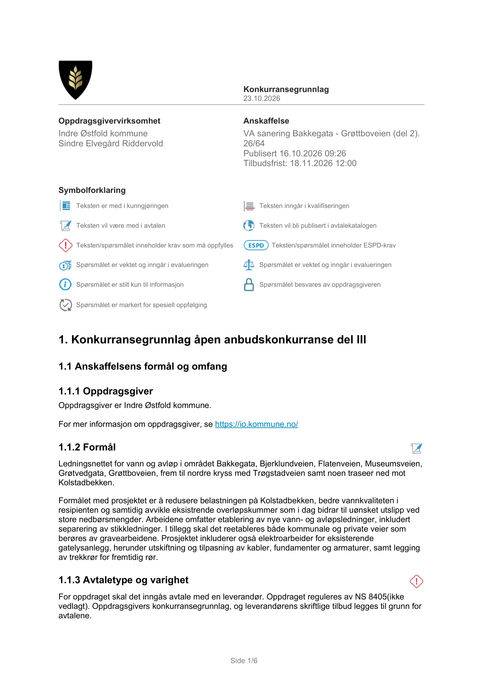 Konkurransebeskrivelse