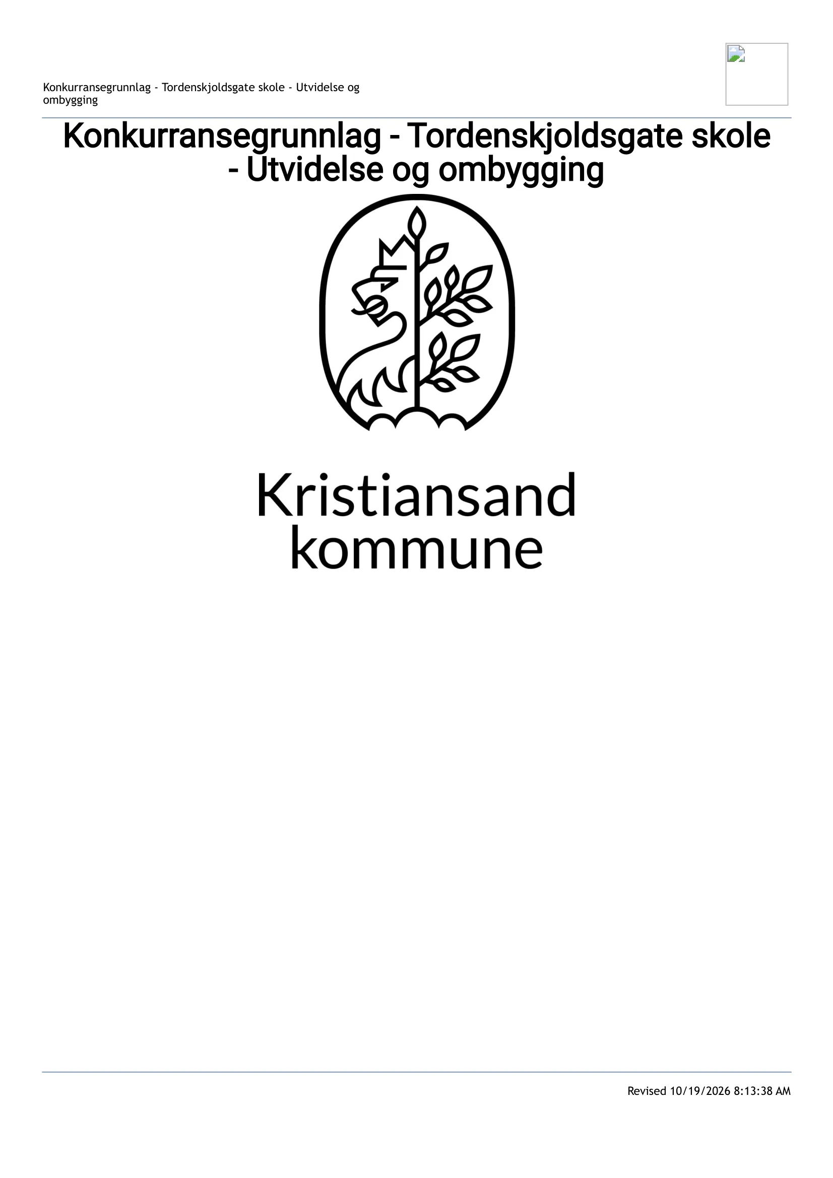 Konkurransebeskrivelse
