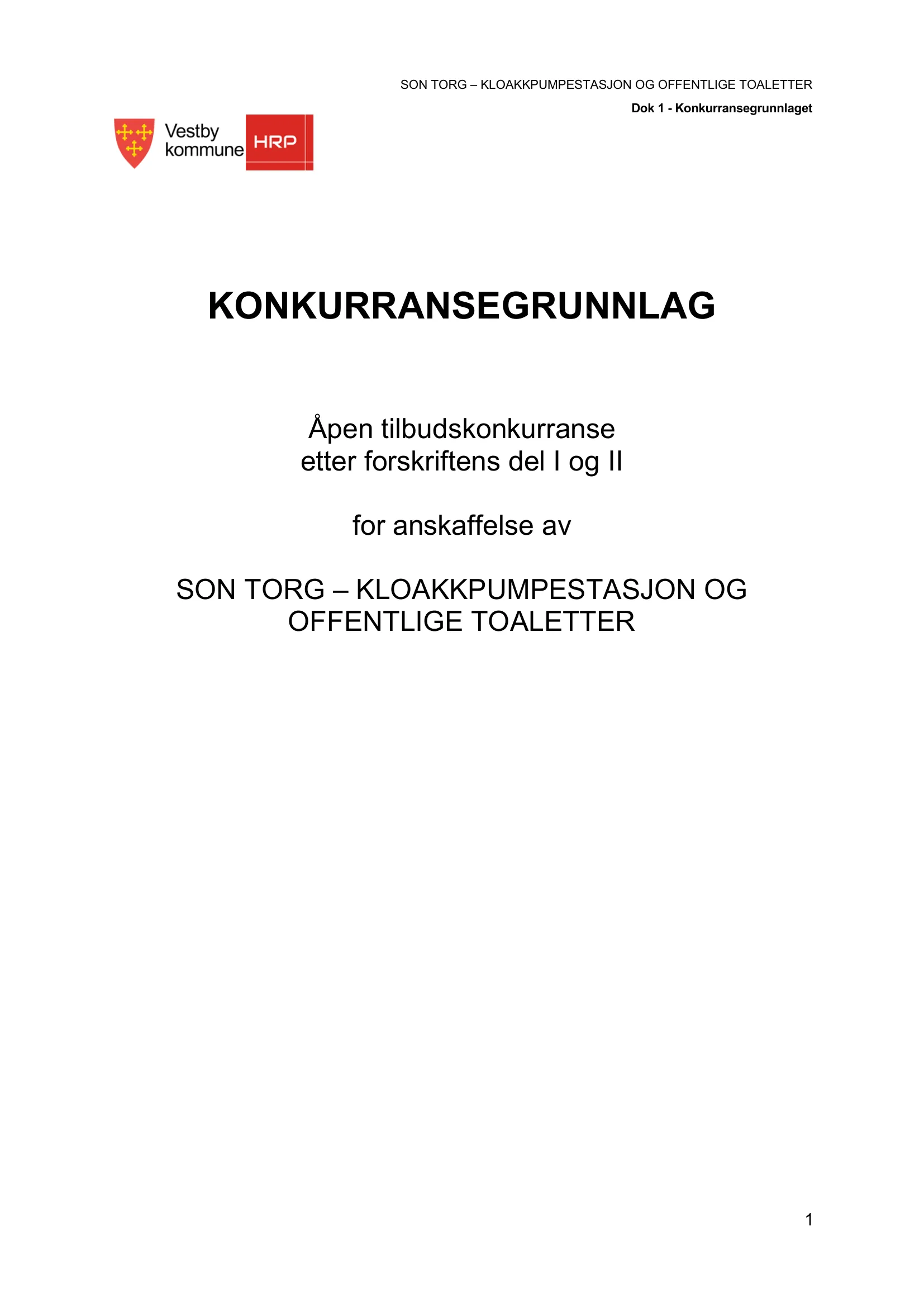 Konkurransebeskrivelse
