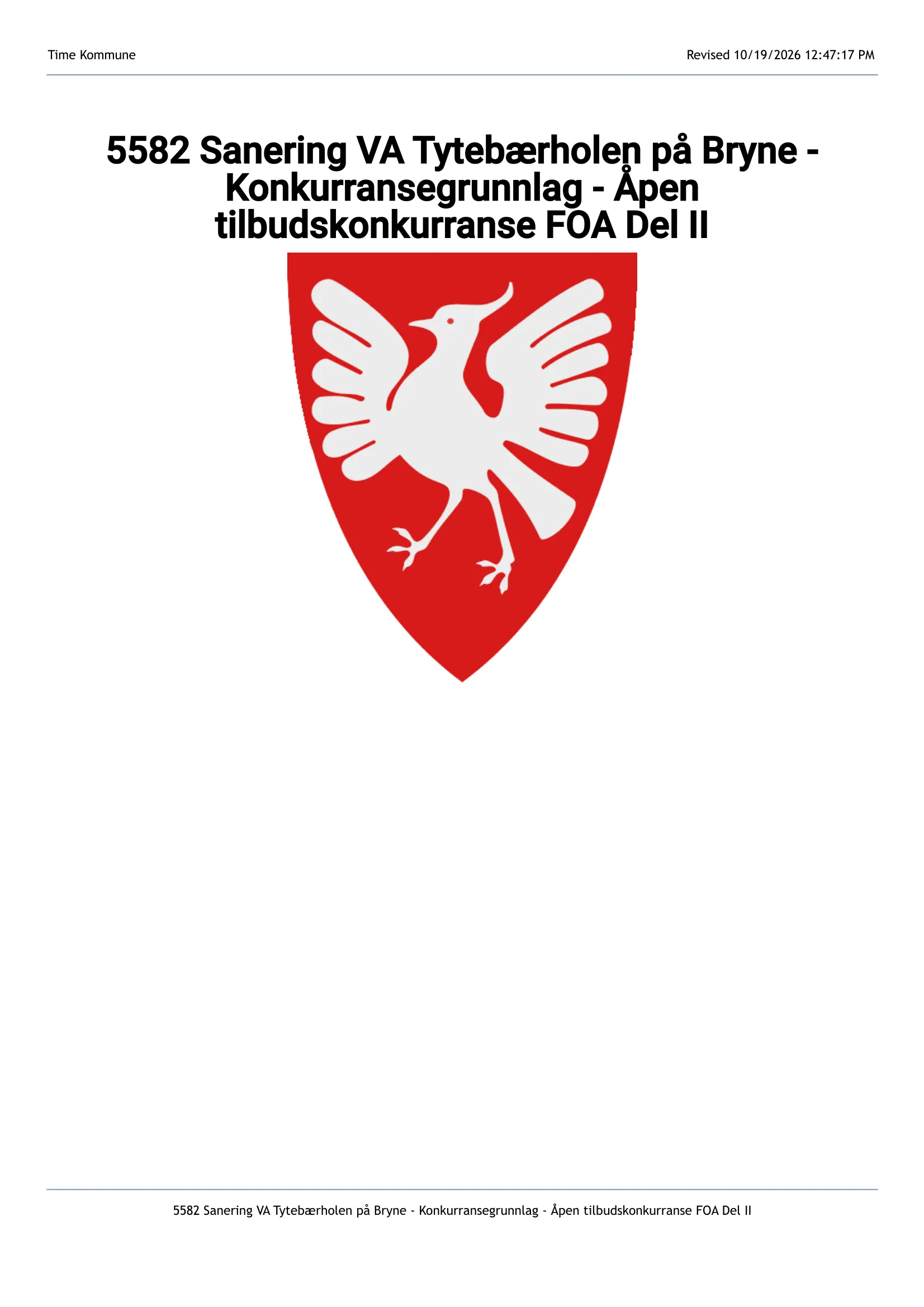 Konkurransebeskrivelse