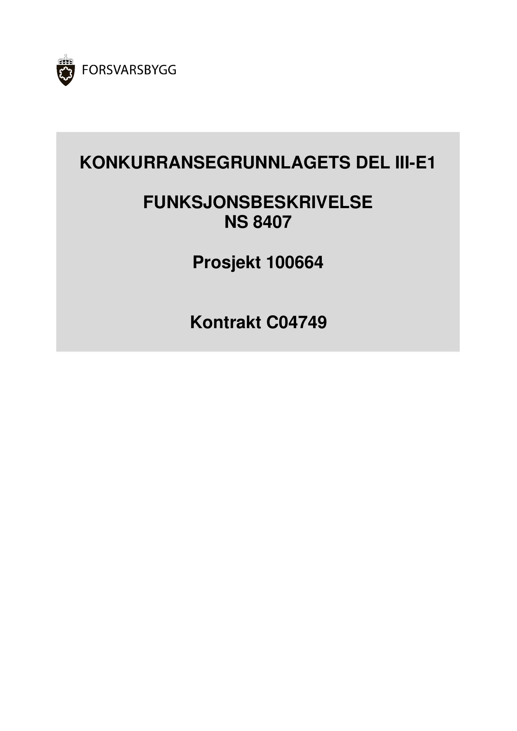 Kravspesifikasjon