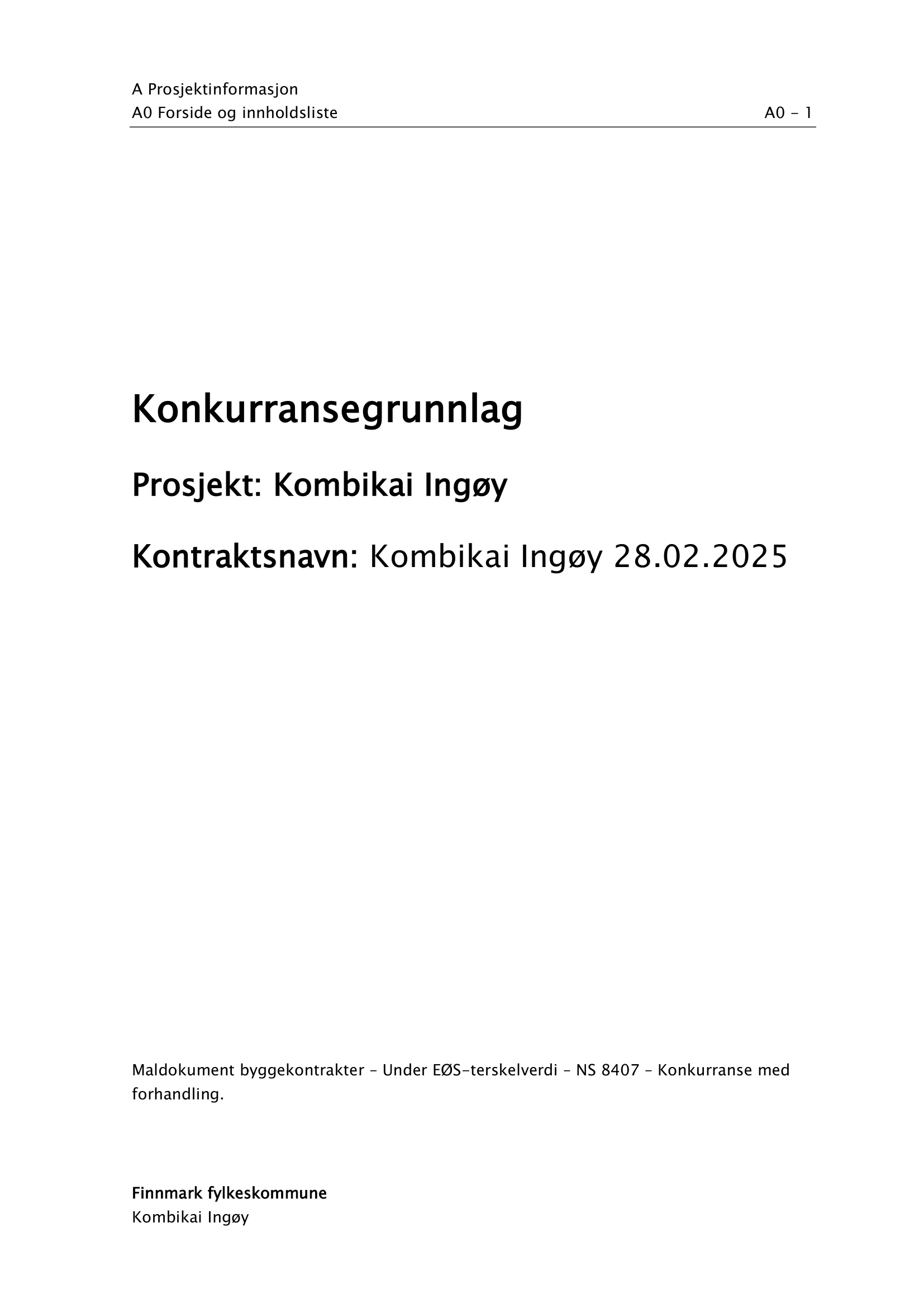 Konkurransebeskrivelse