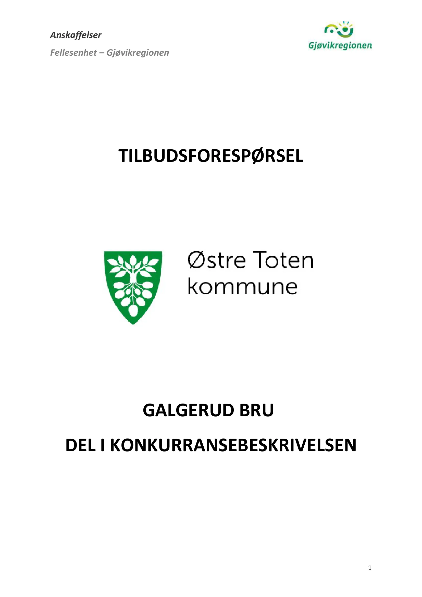 Konkurransebeskrivelse