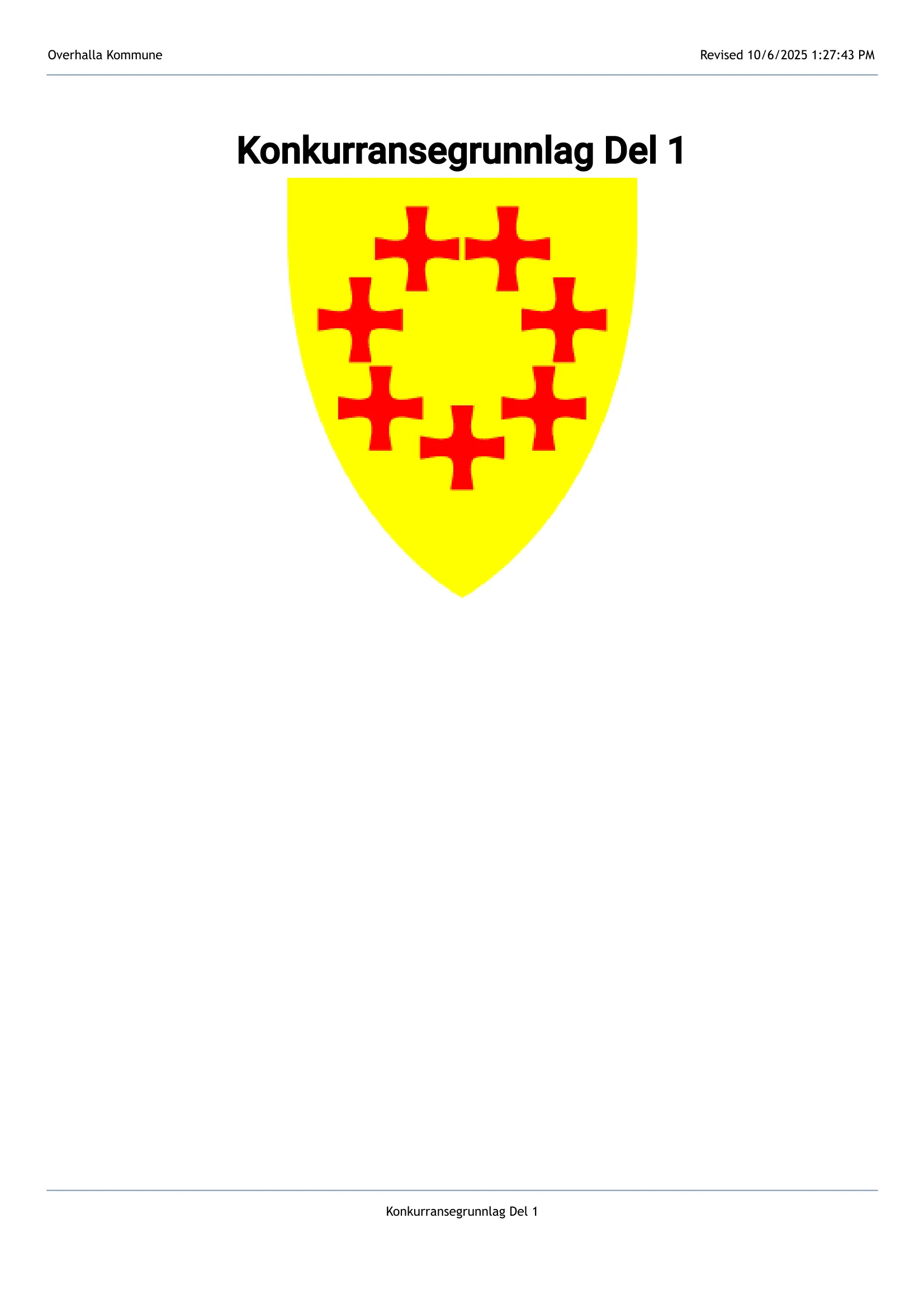 Konkurransebeskrivelse
