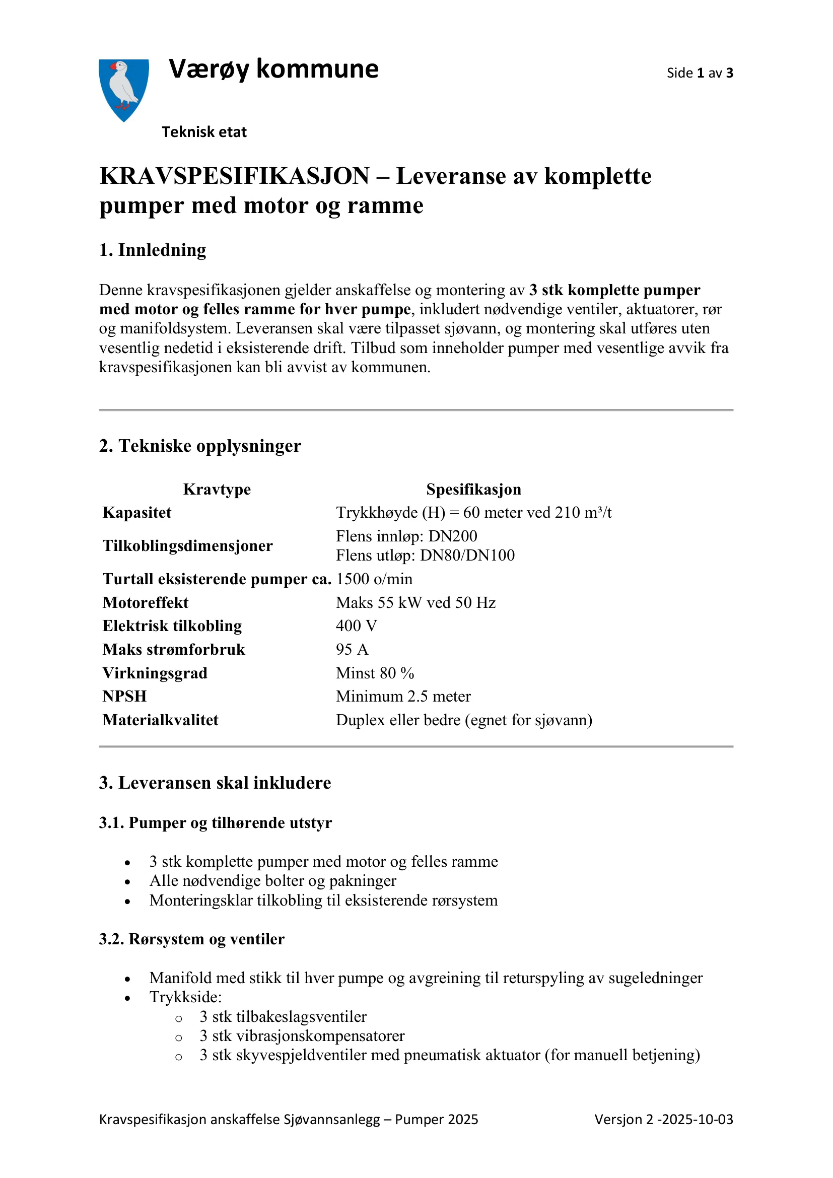 Kravspesifikasjon