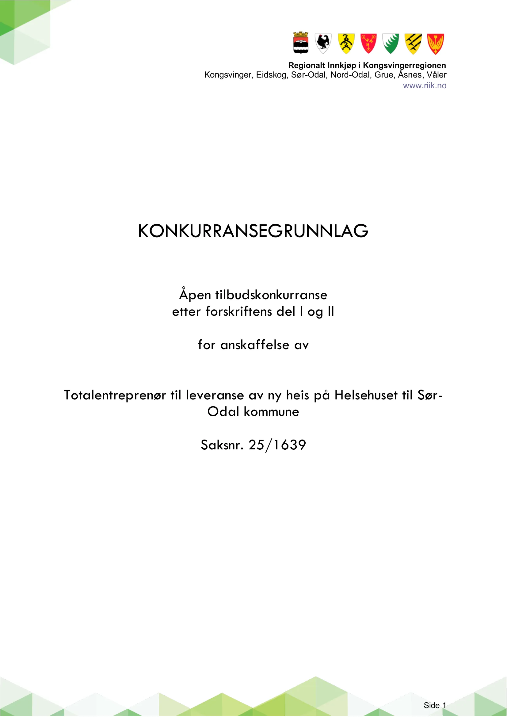 Konkurransebeskrivelse