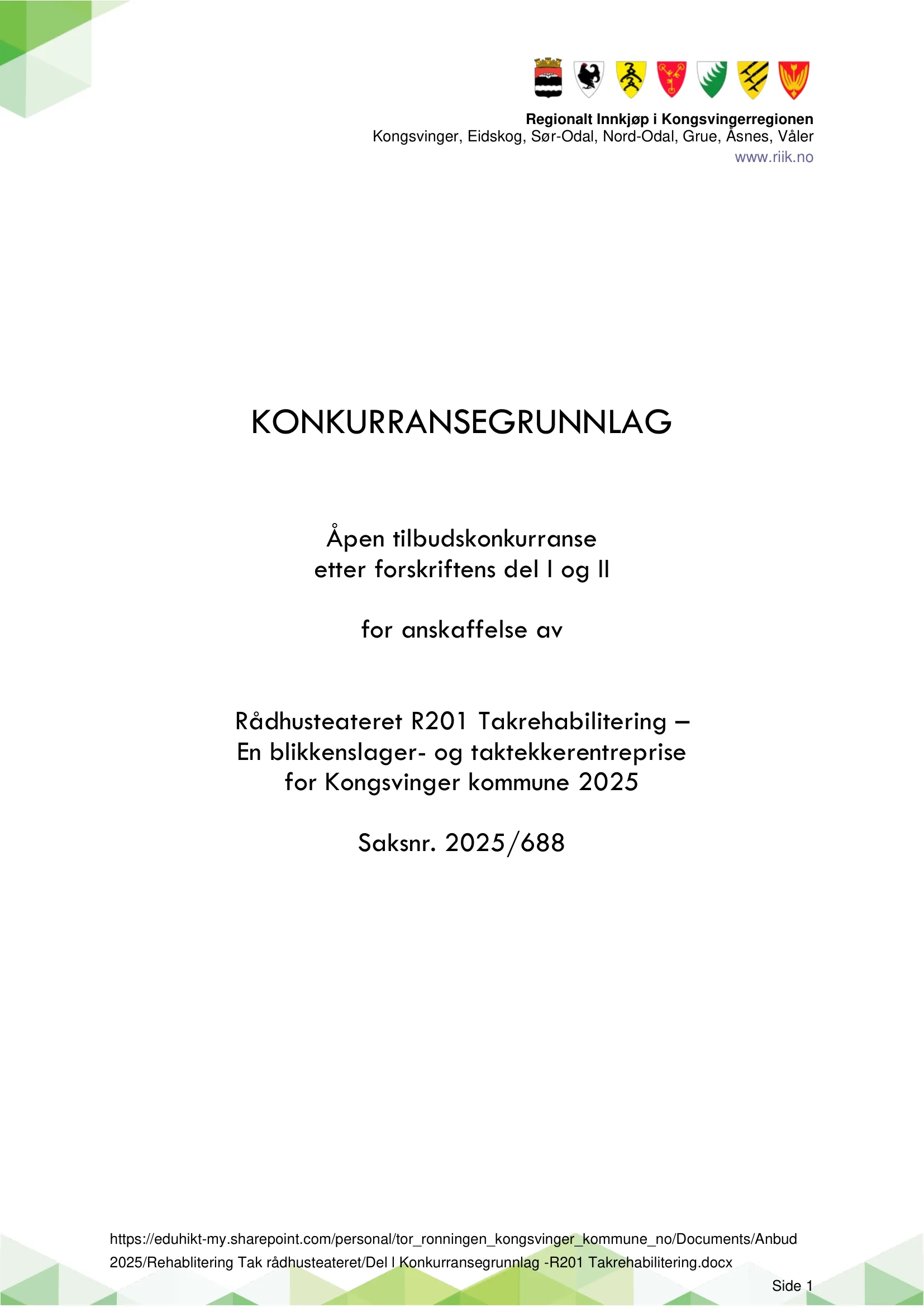 Konkurransebeskrivelse