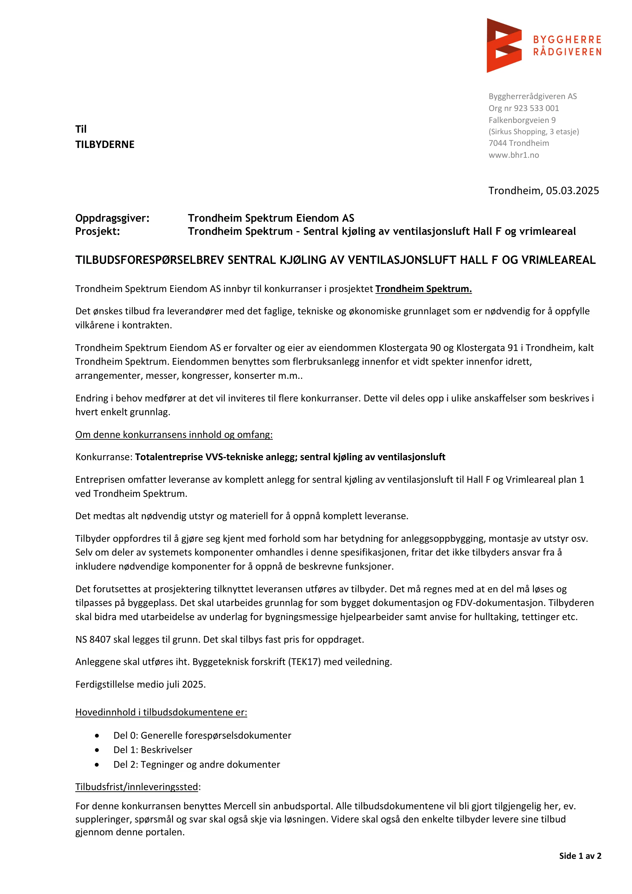Konkurransebeskrivelse